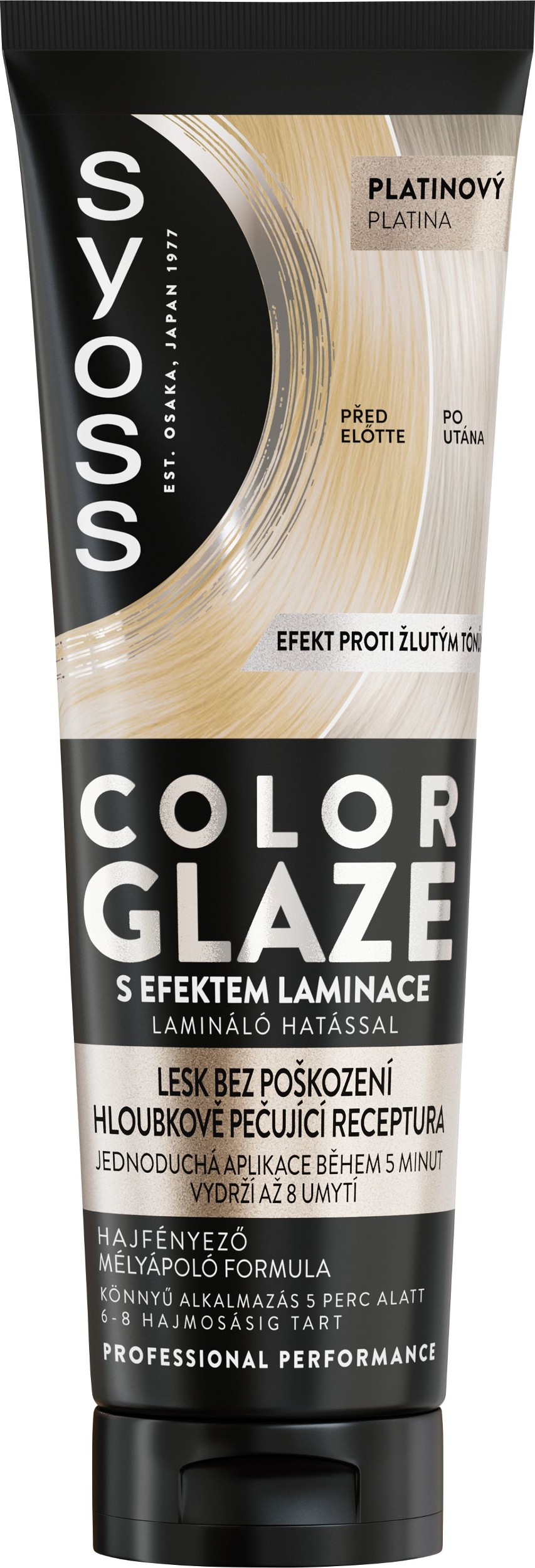 Drogerie a kosmetika - Syoss Glossing Toner Platinový 130ml