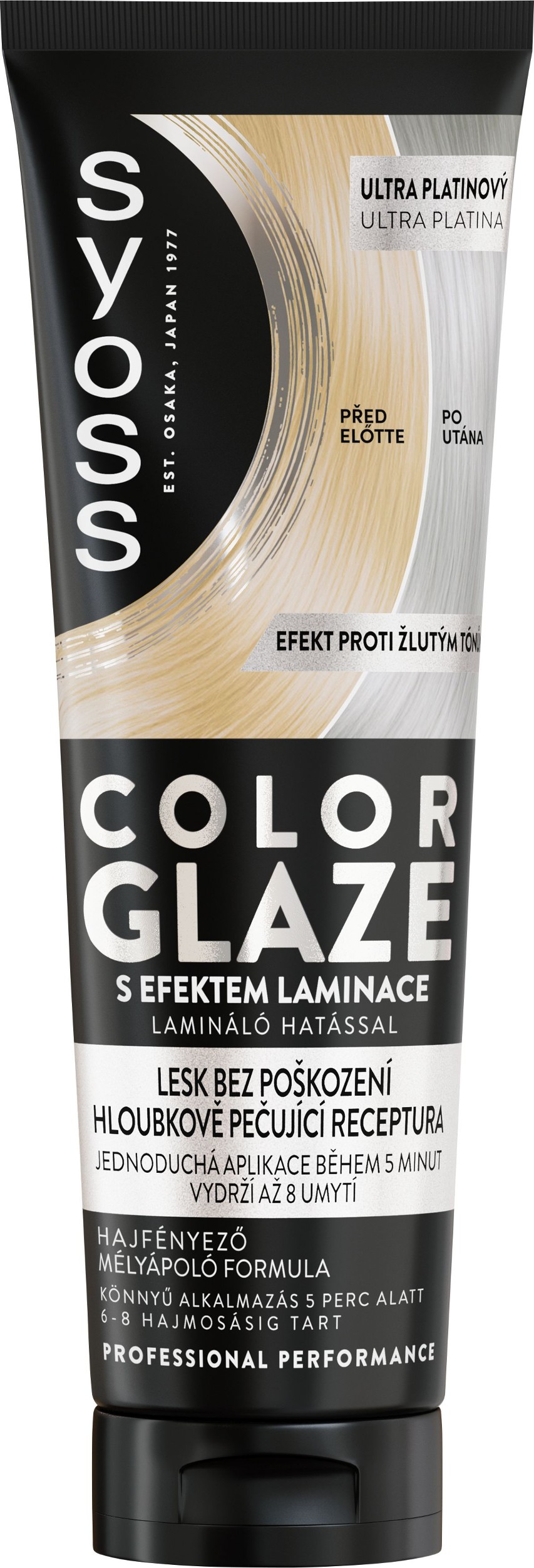 Drogerie a kosmetika - Syoss Glossing Toner Ultra Platinový 130ml
