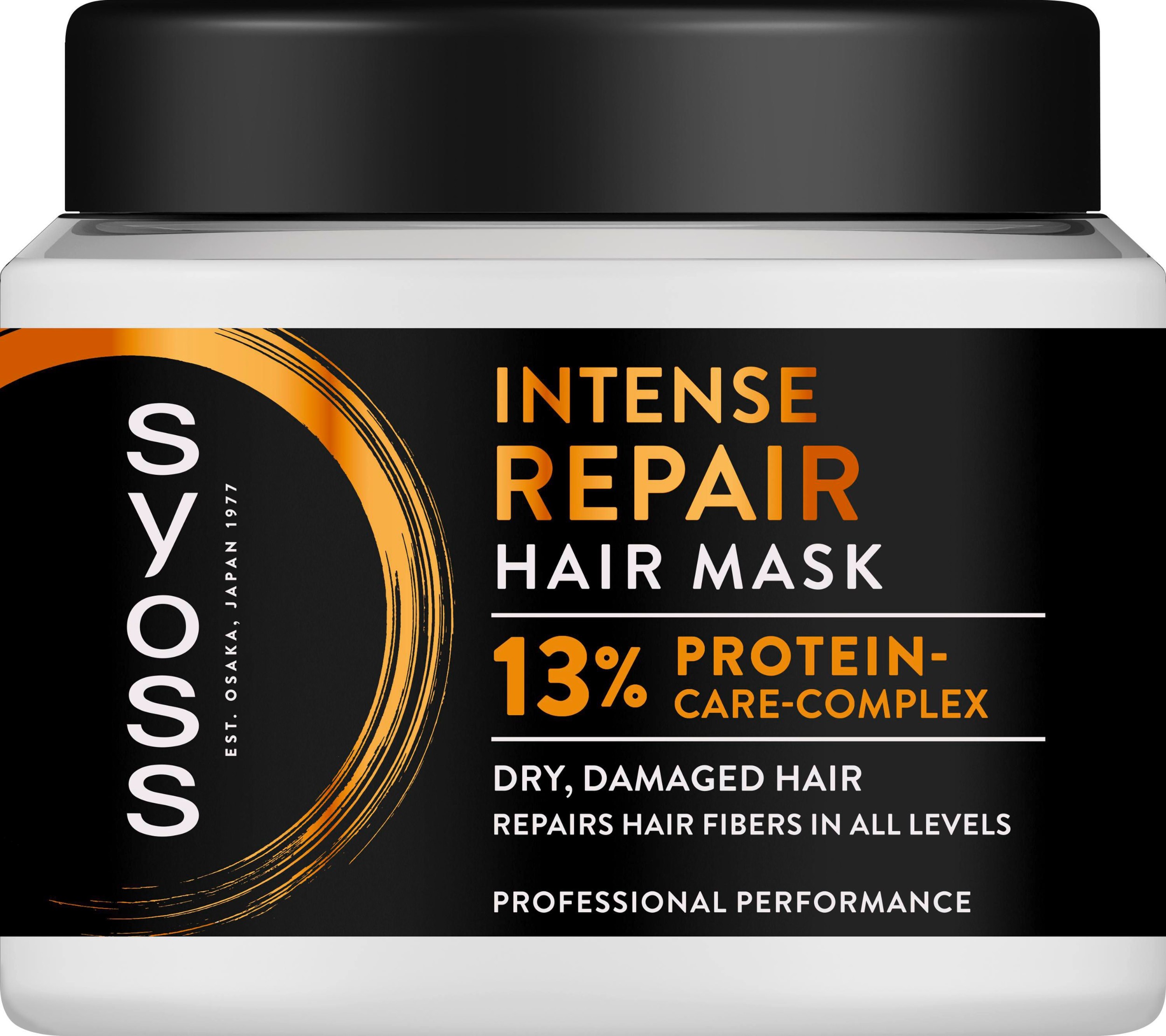 Drogerie a kosmetika - Syoss Intense Repair vlasová maska pro suché, poškozené vlasy 400ml