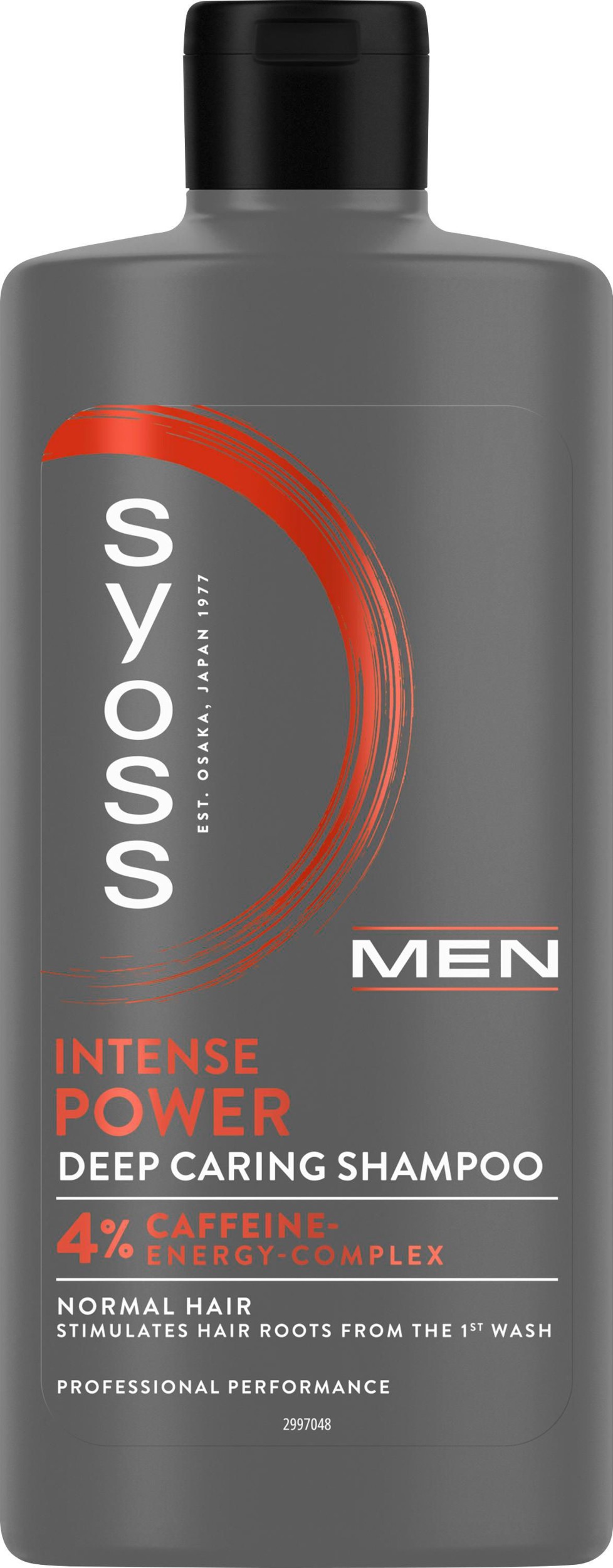 Drogerie a kosmetika - Syoss MEN Intense Power šampon s kofeinem pro normální vlasy 440ml