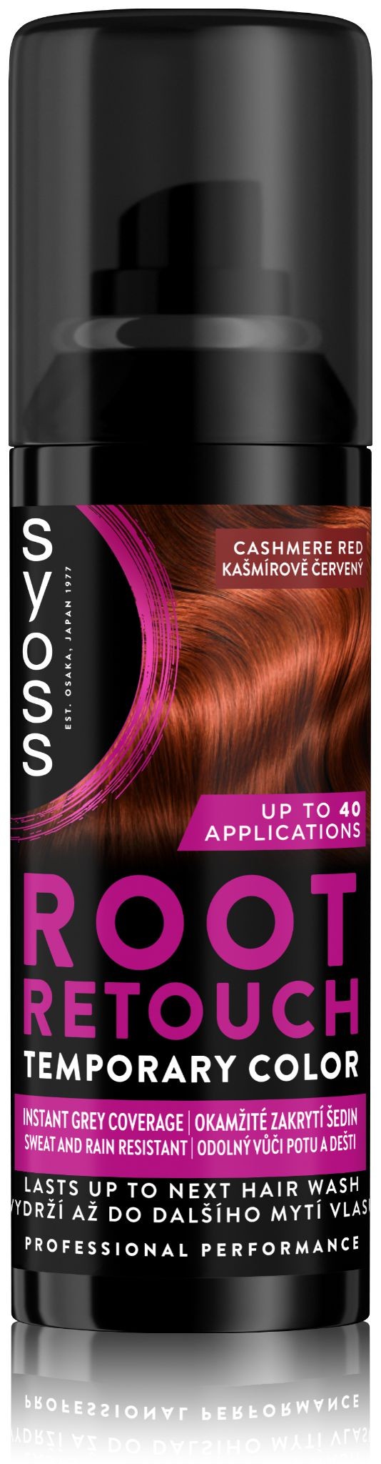 Drogerie a kosmetika - Syoss Root Retoucher kašmírově červený