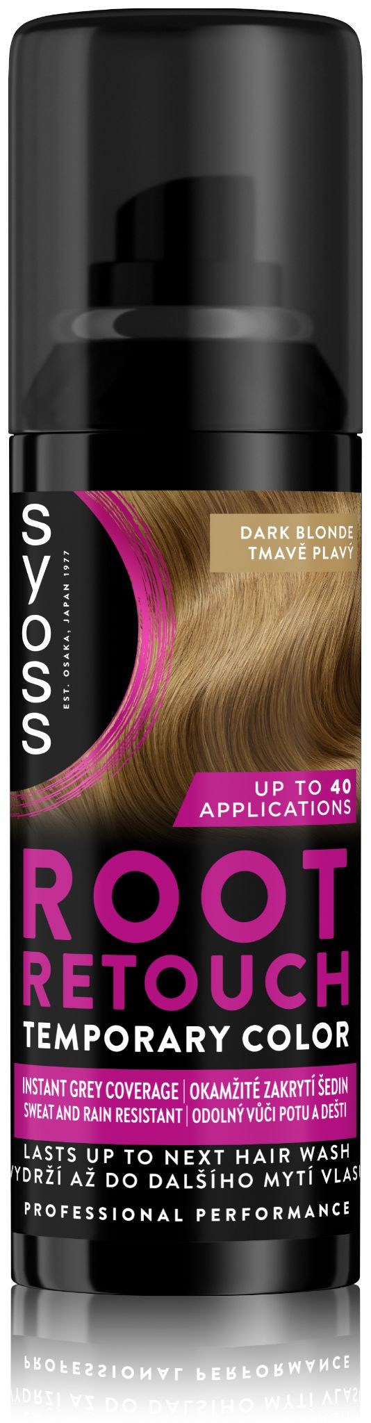 Drogerie a kosmetika - Syoss Root Retoucher tmavě plavý 120 ml