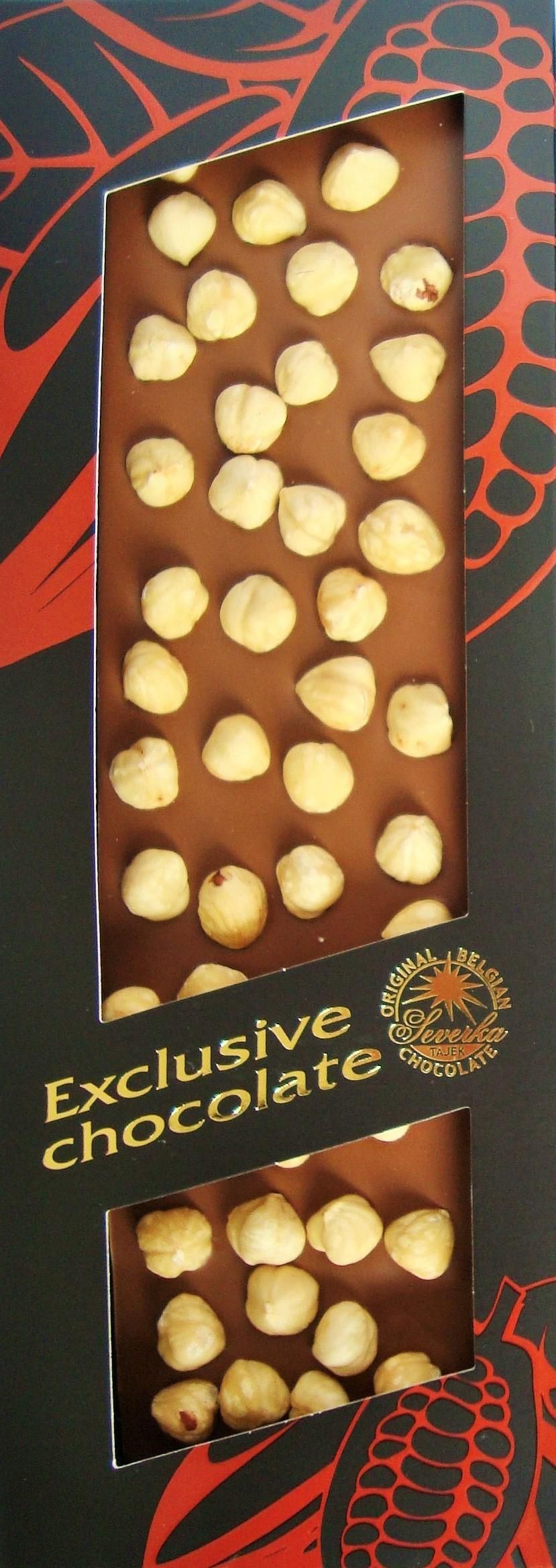 Trvanlivé potraviny - T-Severka Mléčná čokoláda formovaná slískovými oříšky,150g