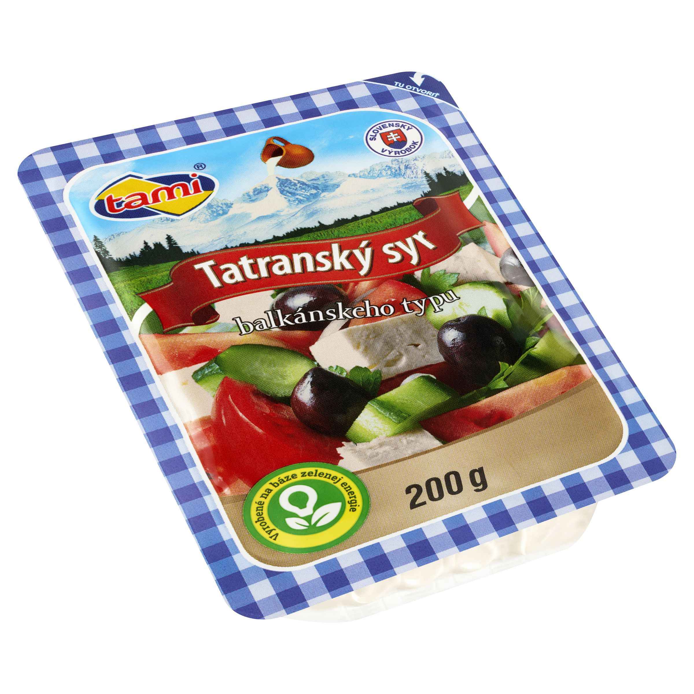 Mléčné a chlazené - Tami Tatranský sýr balkánského typu 200g