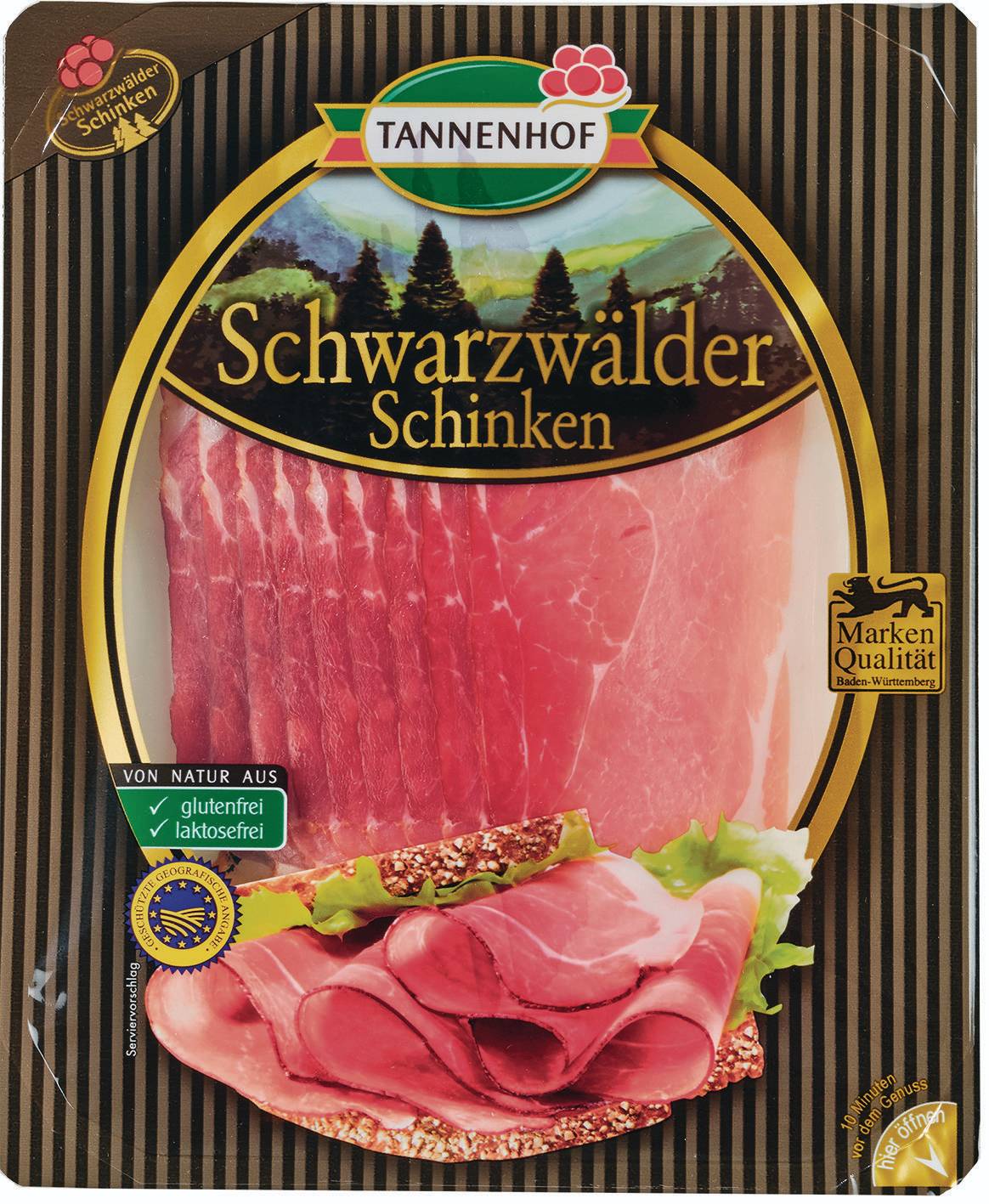 Uzeniny a lahůdky - Tannenhof Schwarzwald šunka 100 g