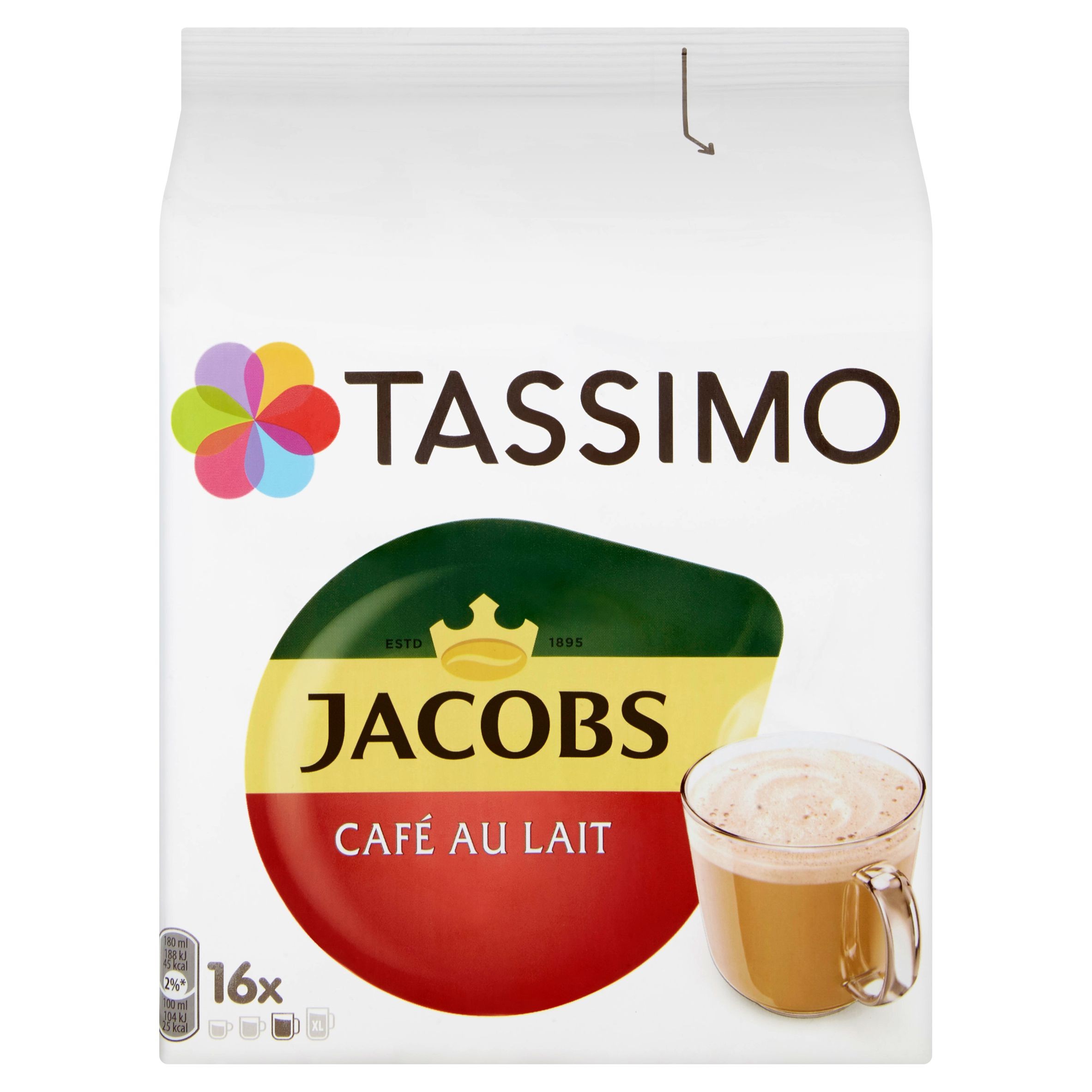 Nápoje - Tassimo Jacobs Café au Lait 184 g