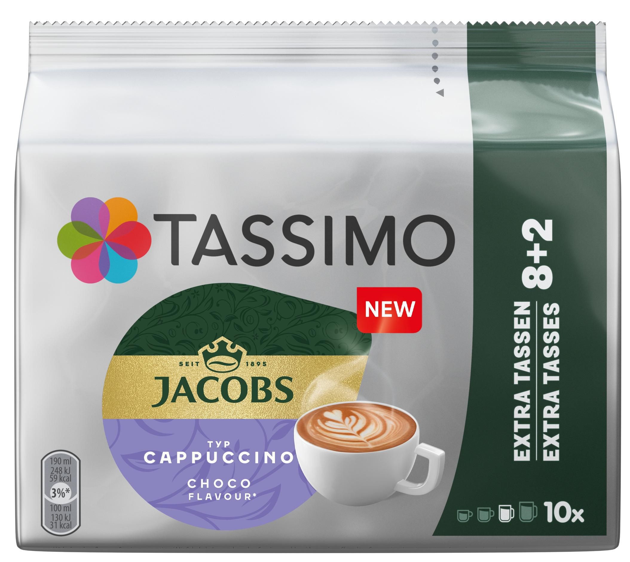 Nápoje - Tassimo Jacobs Cappuccino Choco 160g