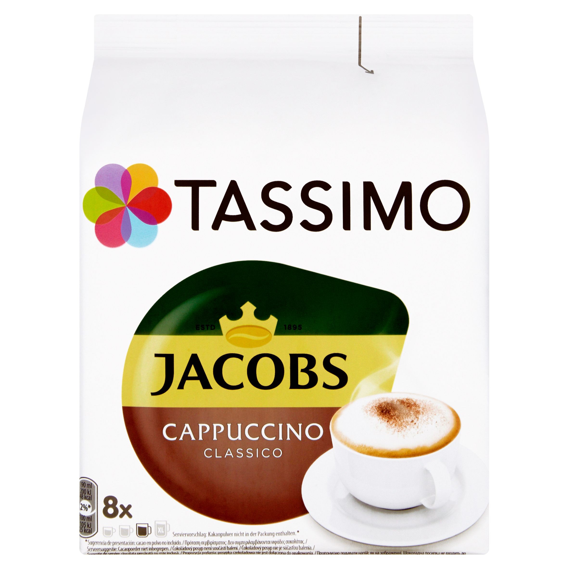 Nápoje - Tassimo Jacobs Cappuccino classico 260 g