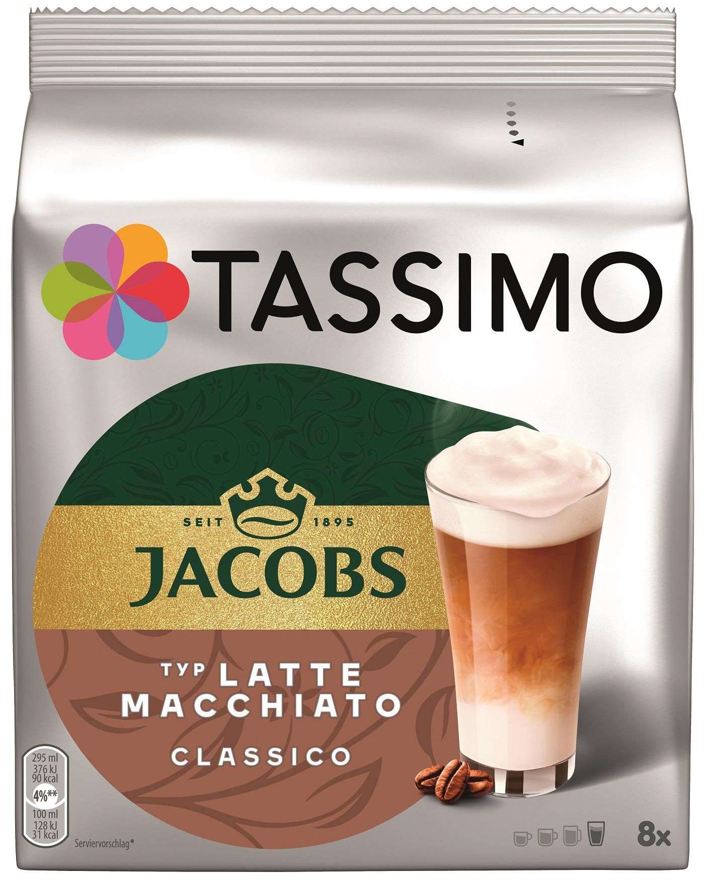 Nápoje - Tassimo Jacobs Latte Macchiato Classico 264 g