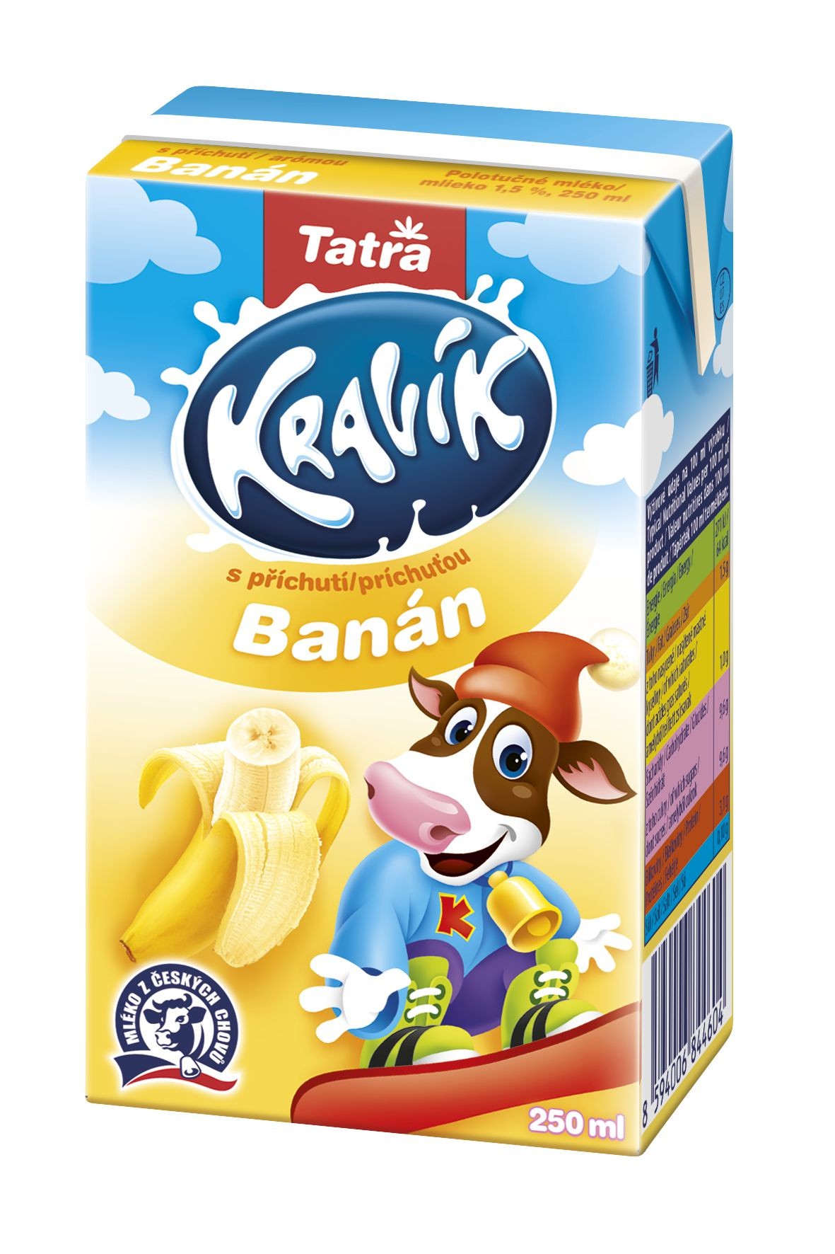 Mléčné a chlazené - Tatra Kravík banán 250ml
