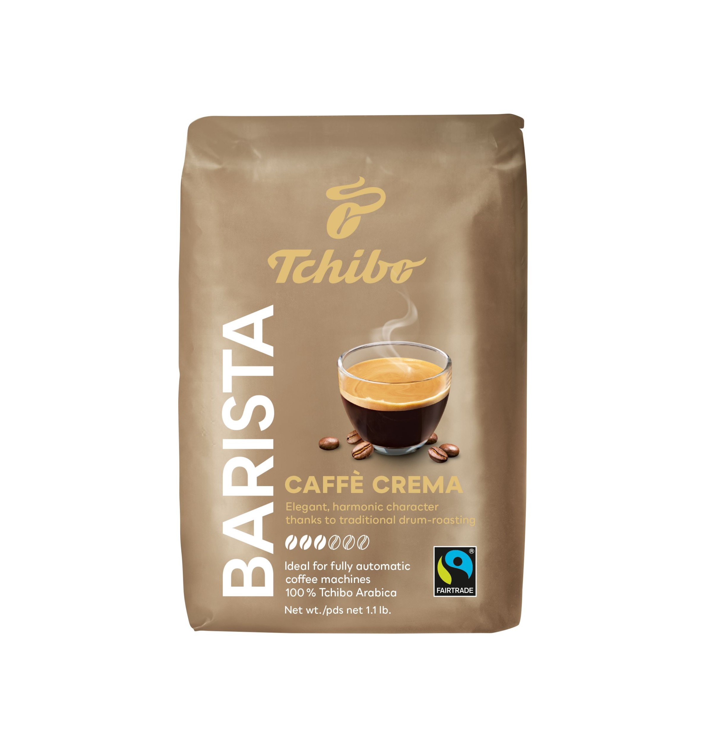 Nápoje - Tchibo Barista Caffè Crema pražená zrnková káva 500 g