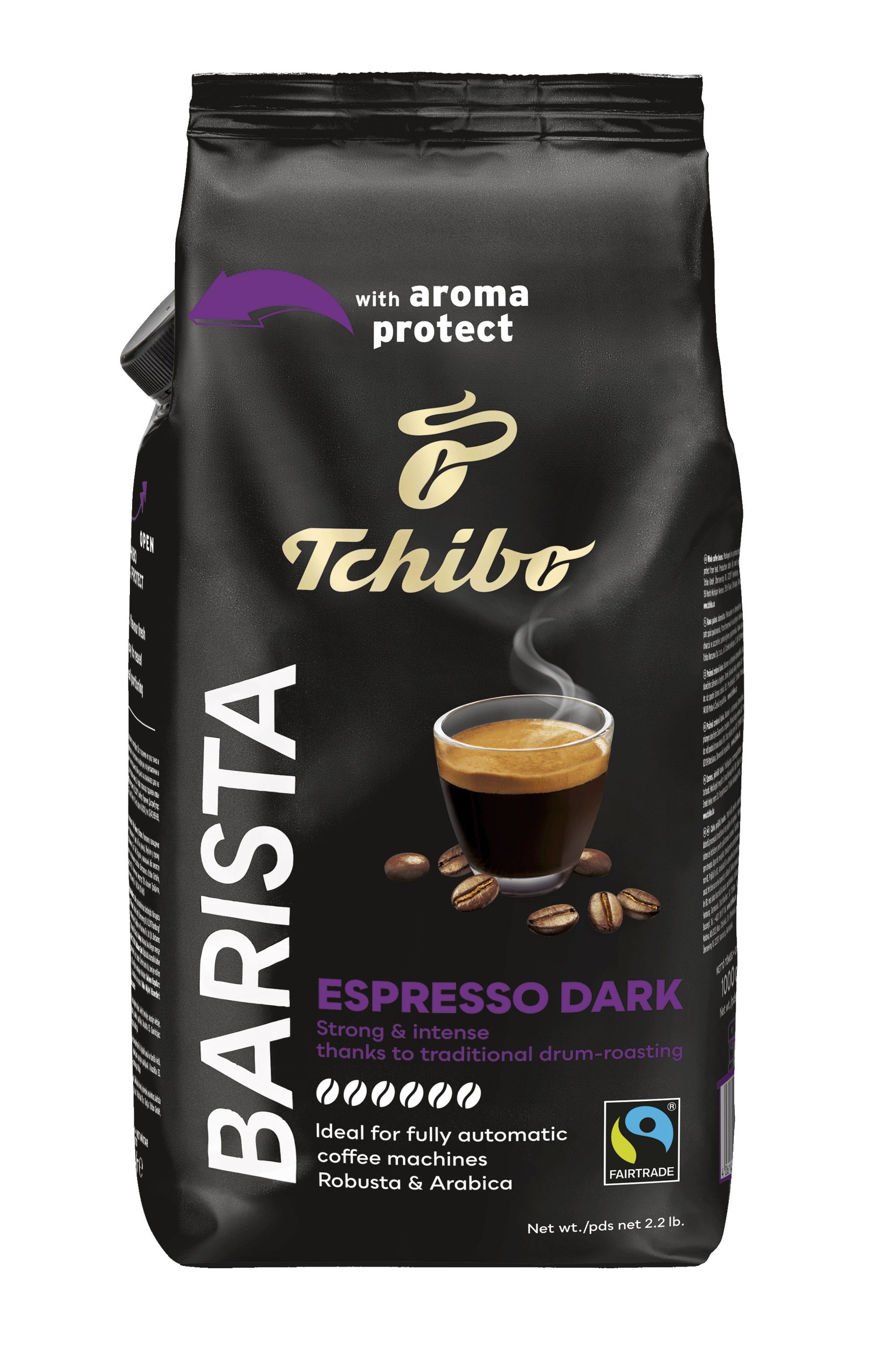Tchibo Barista Dark Roast zrnková káva 1000G-0