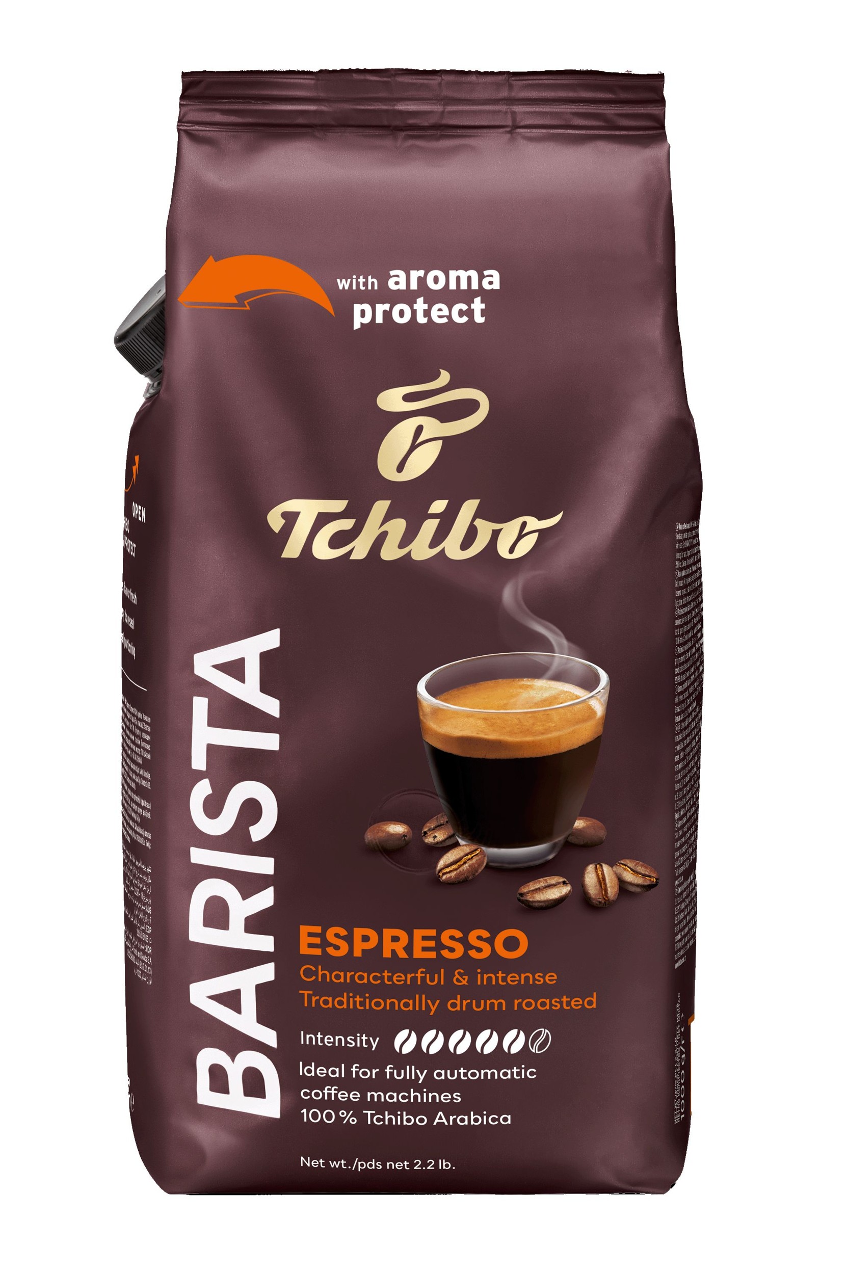 Nápoje - Tchibo Barista Espresso pražená zrnková káva 1000 g