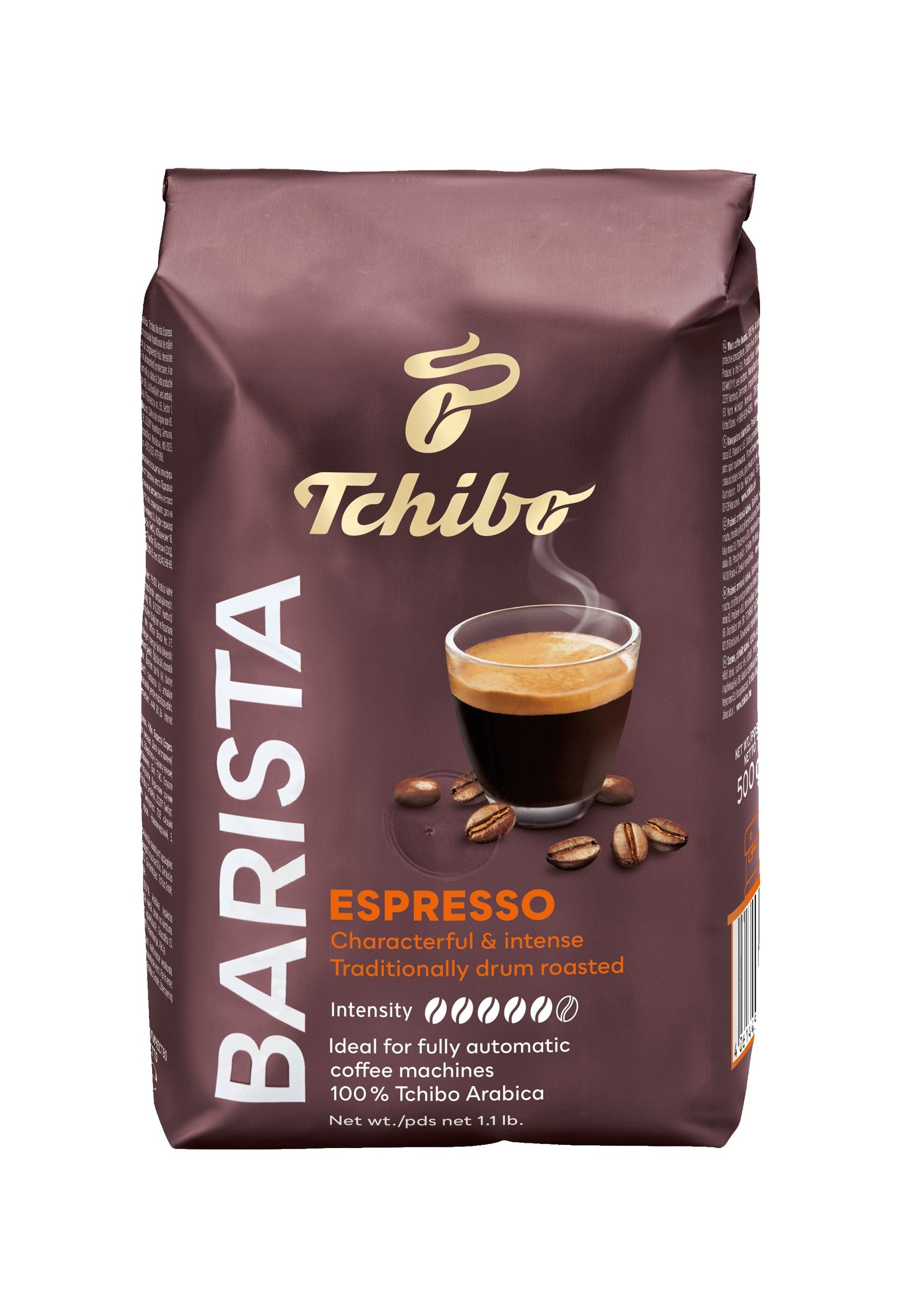 Nápoje - Tchibo Barista Espresso pražená zrnková káva 500 g