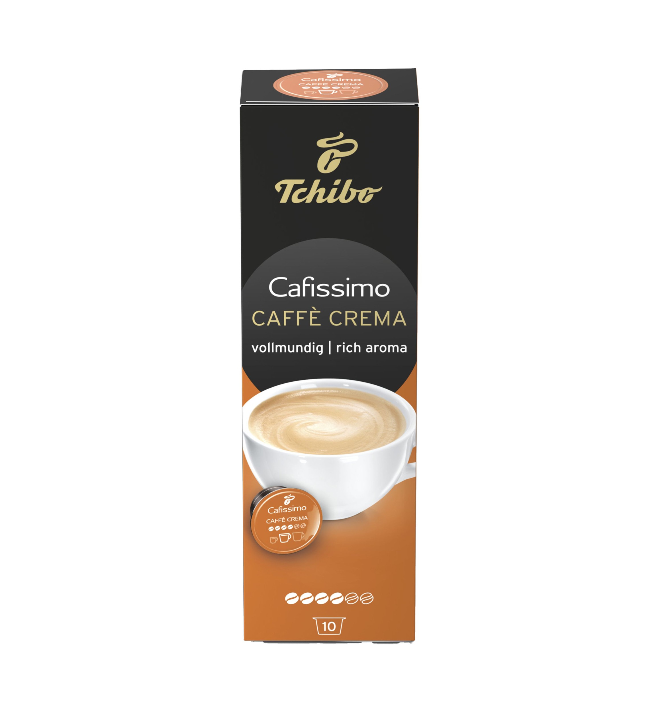Nápoje - Tchibo Cafissimo Café Crema Volmundig 74g