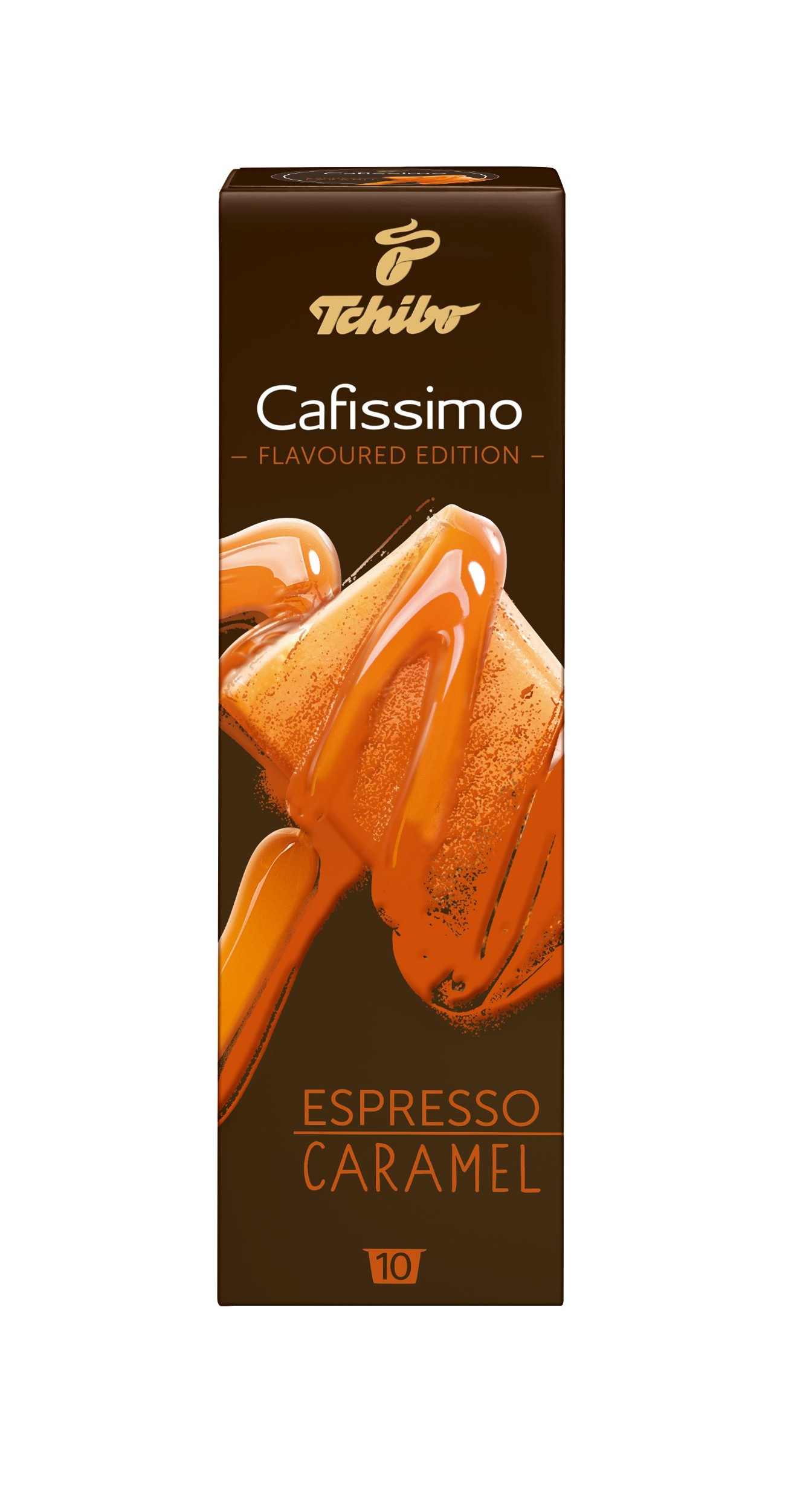 Nápoje - Tchibo Cafissimo Espresso Caramel Kávové kapsle 10ks 70g