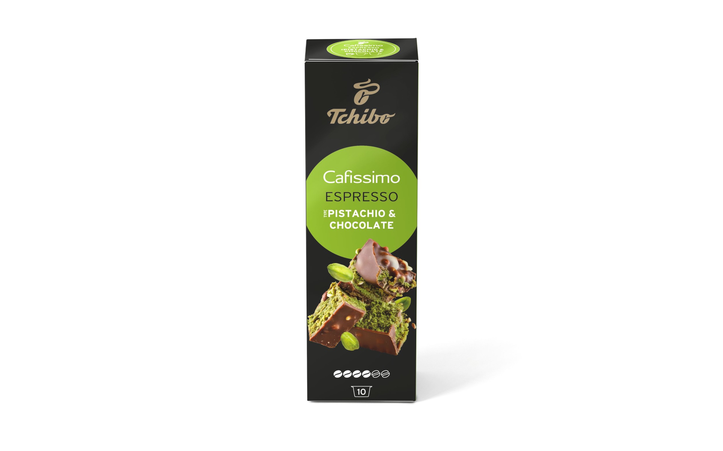 Nápoje - Tchibo Cafissimo Espresso Pistachio & chocolate 70g