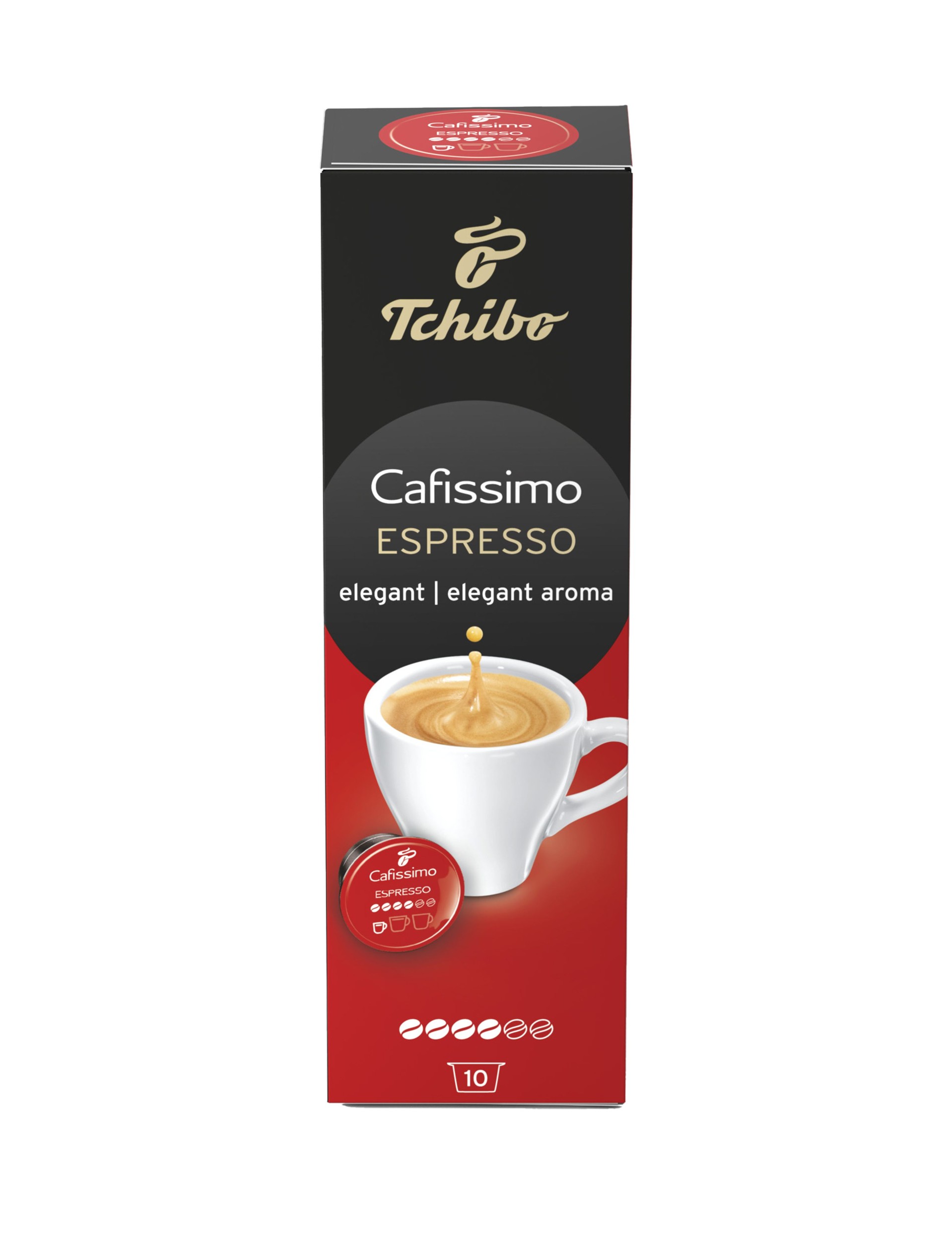 Tchibo Cafissimo Espresso pražená mletá káva 10x7 g-0