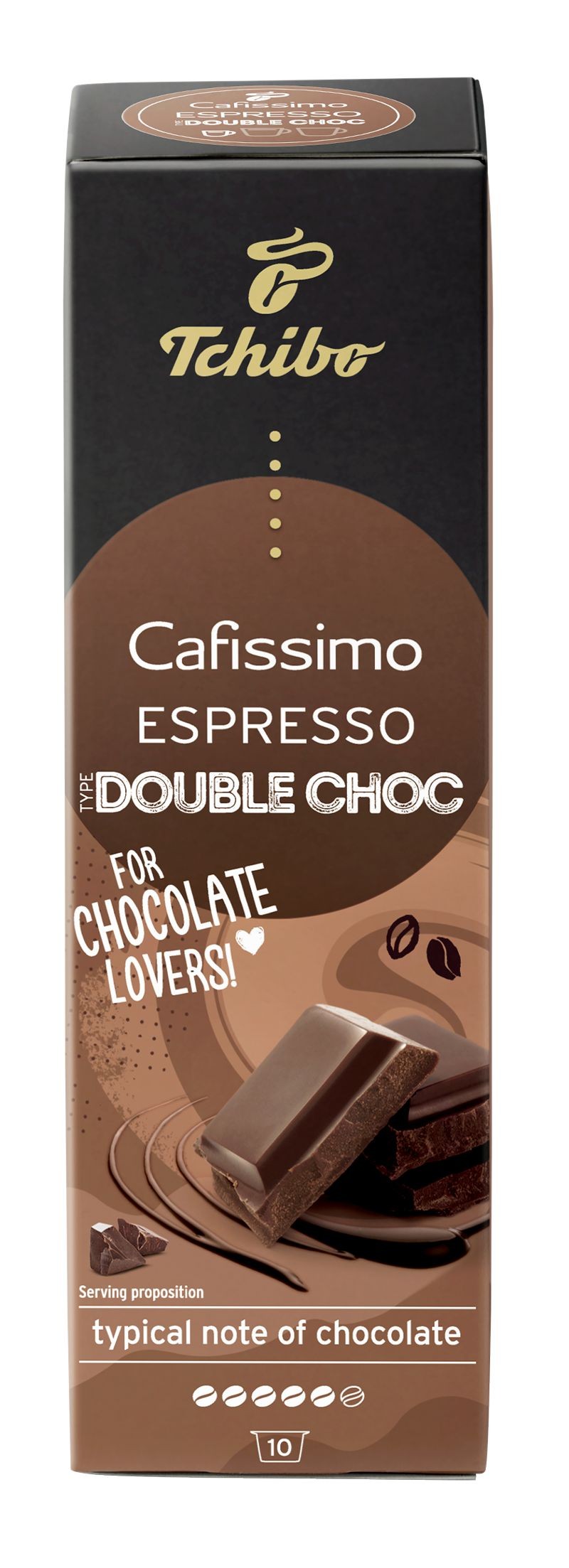 Nápoje - Tchibo Cafissimo Espresso Type Double Choc 70g