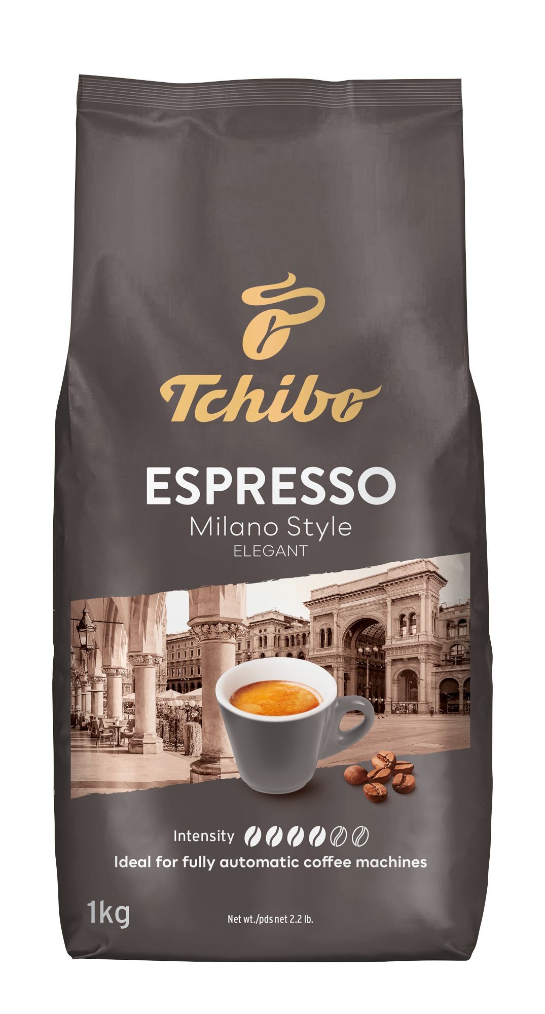 Nápoje - Tchibo Espresso Milano Style pražená zrnková káva 1000 g