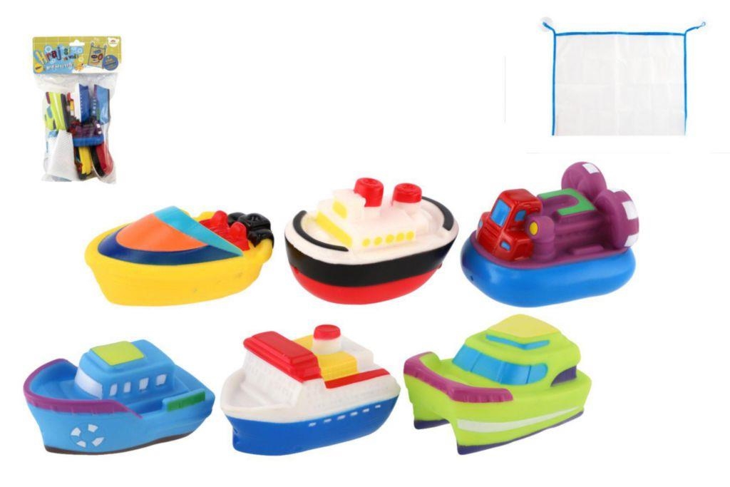 Svět dětí - Teddies Lodičky do vany gumové se síťkou 6ks