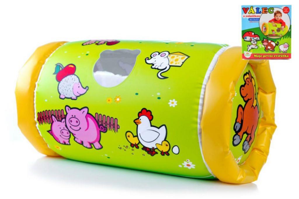 Svět dětí - Teddies Válec s rolničkou nafukovací Moje první zvířátka