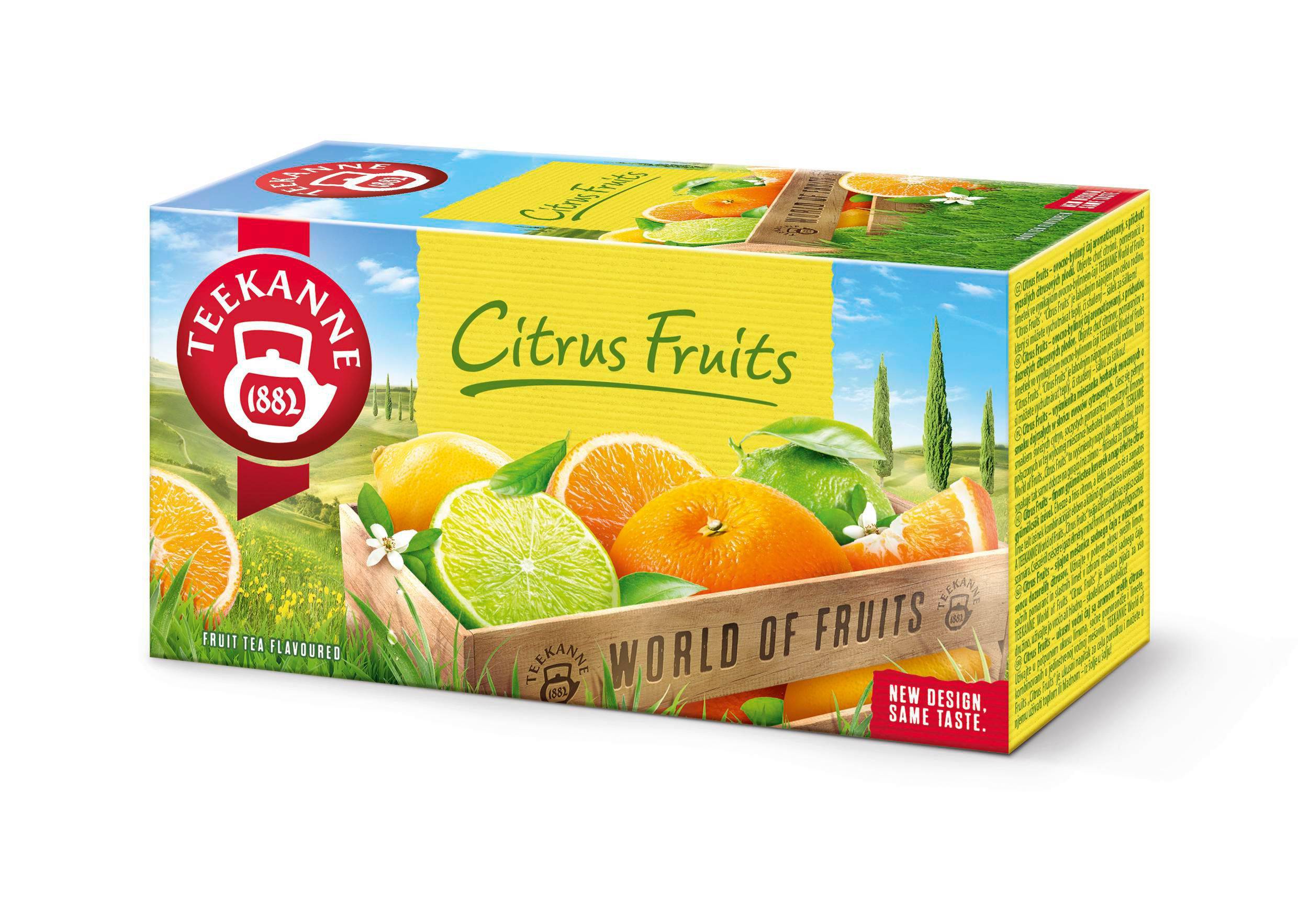 Nápoje - Teekanne Citrus Fruits, World of Fruits 45 g