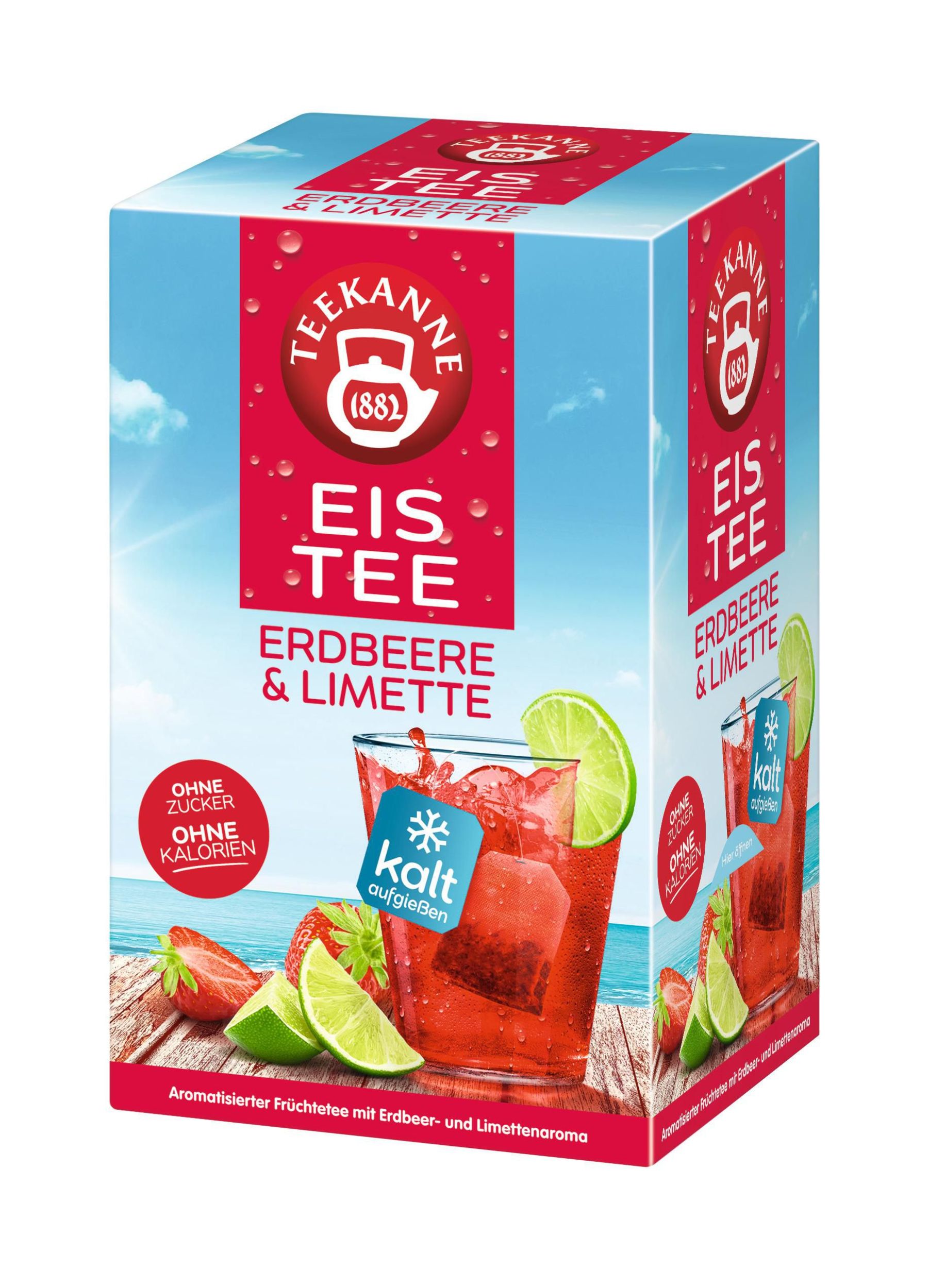 Nápoje - Teekanne Eistee Jahoda-limetka 45g