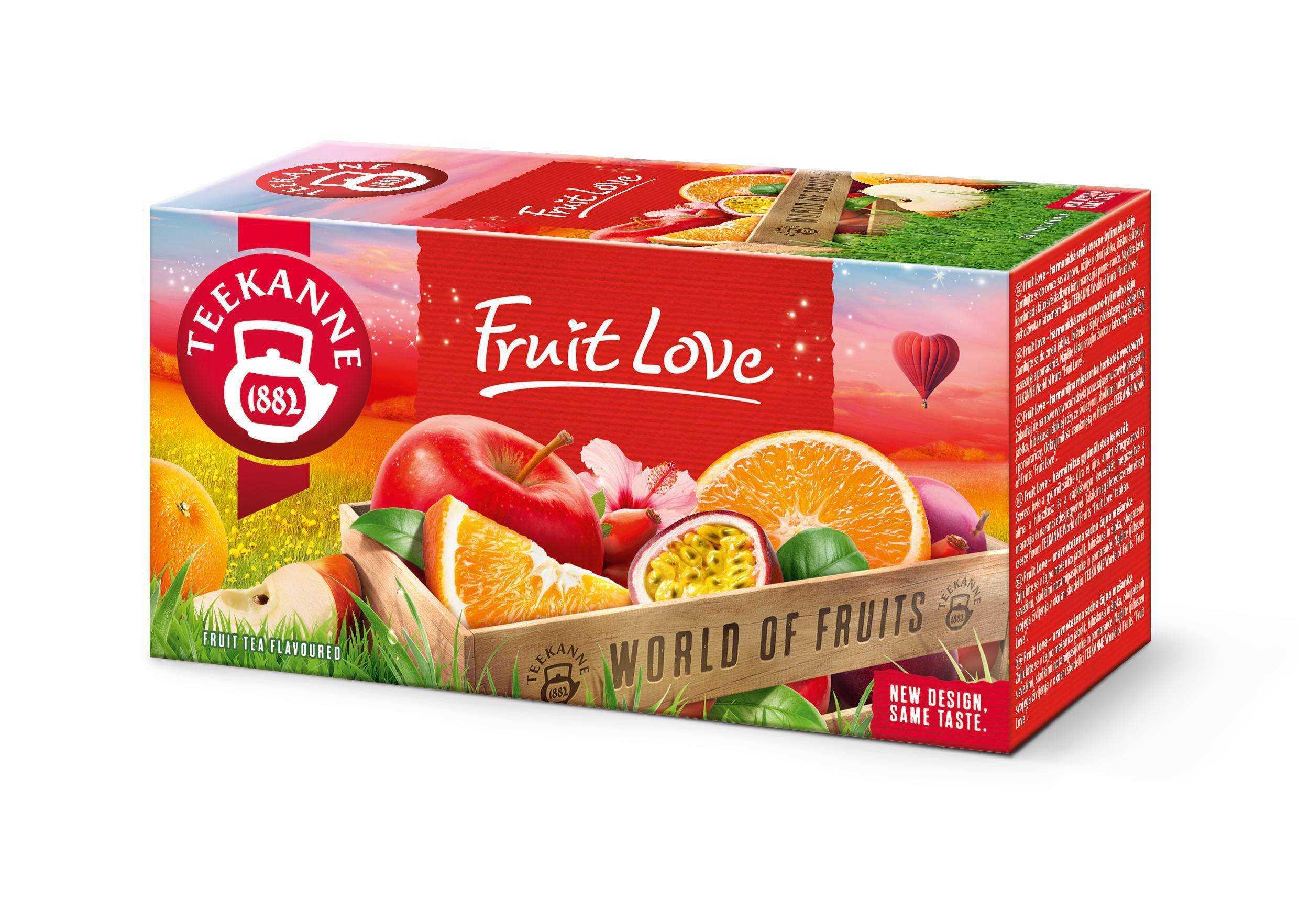 Nápoje - Teekanne Fruit Love, World of Fruits 45 g