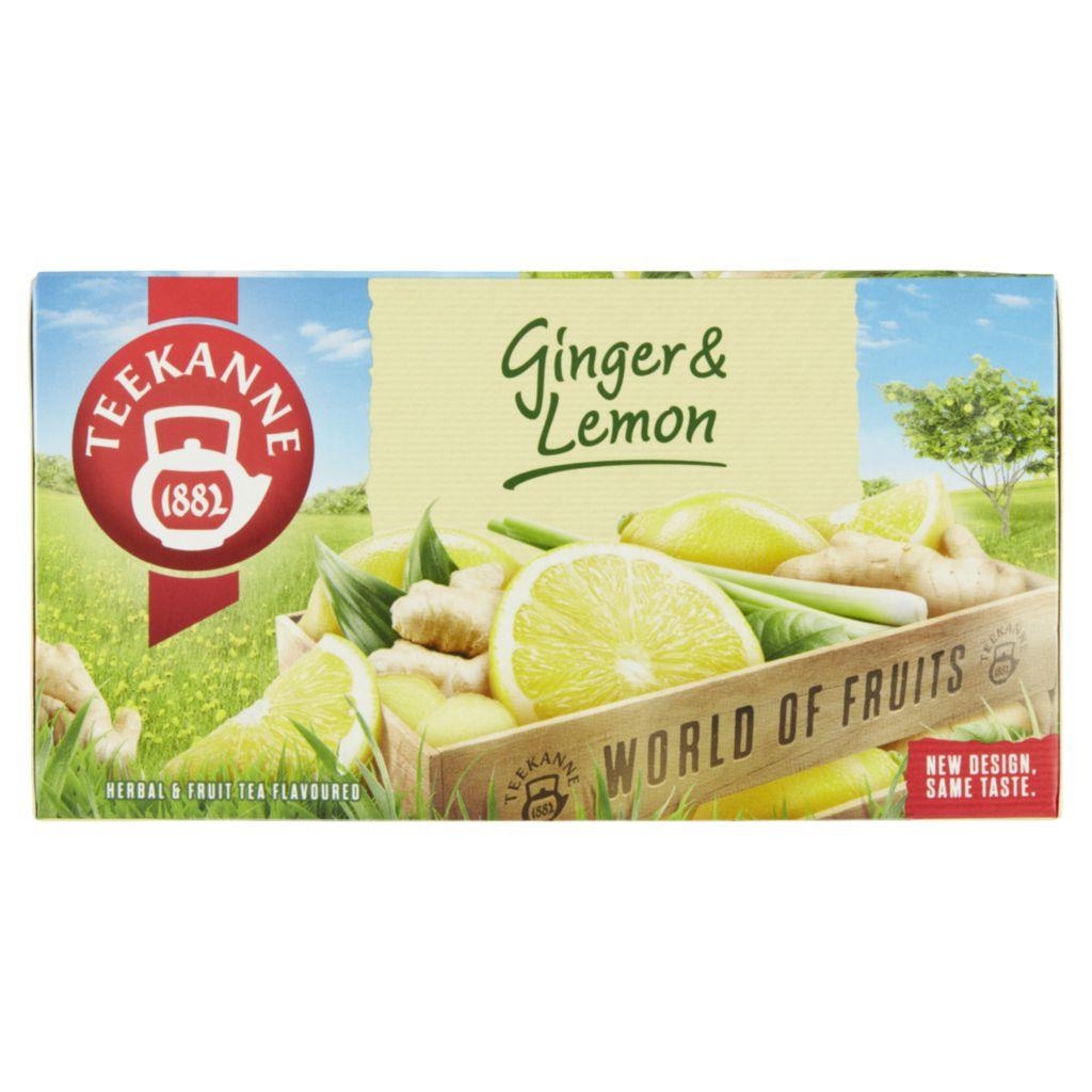 Nápoje - Teekanne Ginger &lemon, World of Fruits 35 g