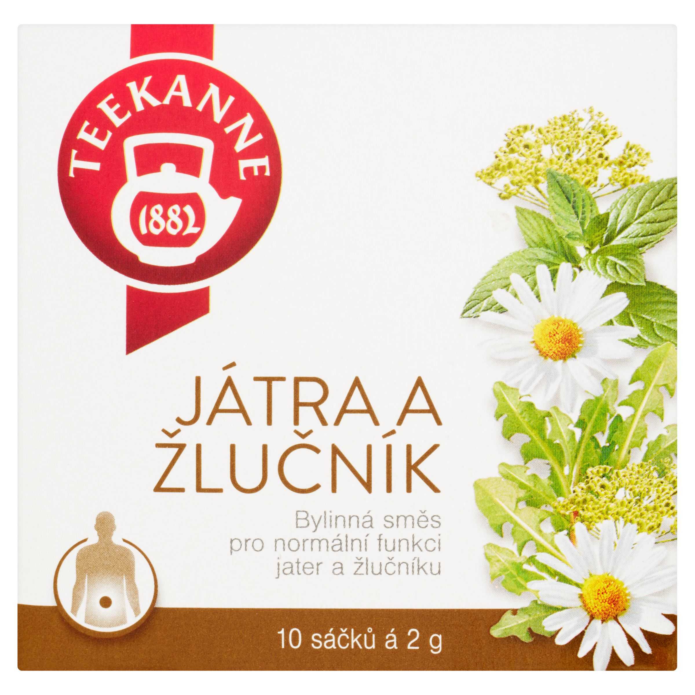 Nápoje - Teekanne Játra a žlučník, bylinná směs 10x2 g