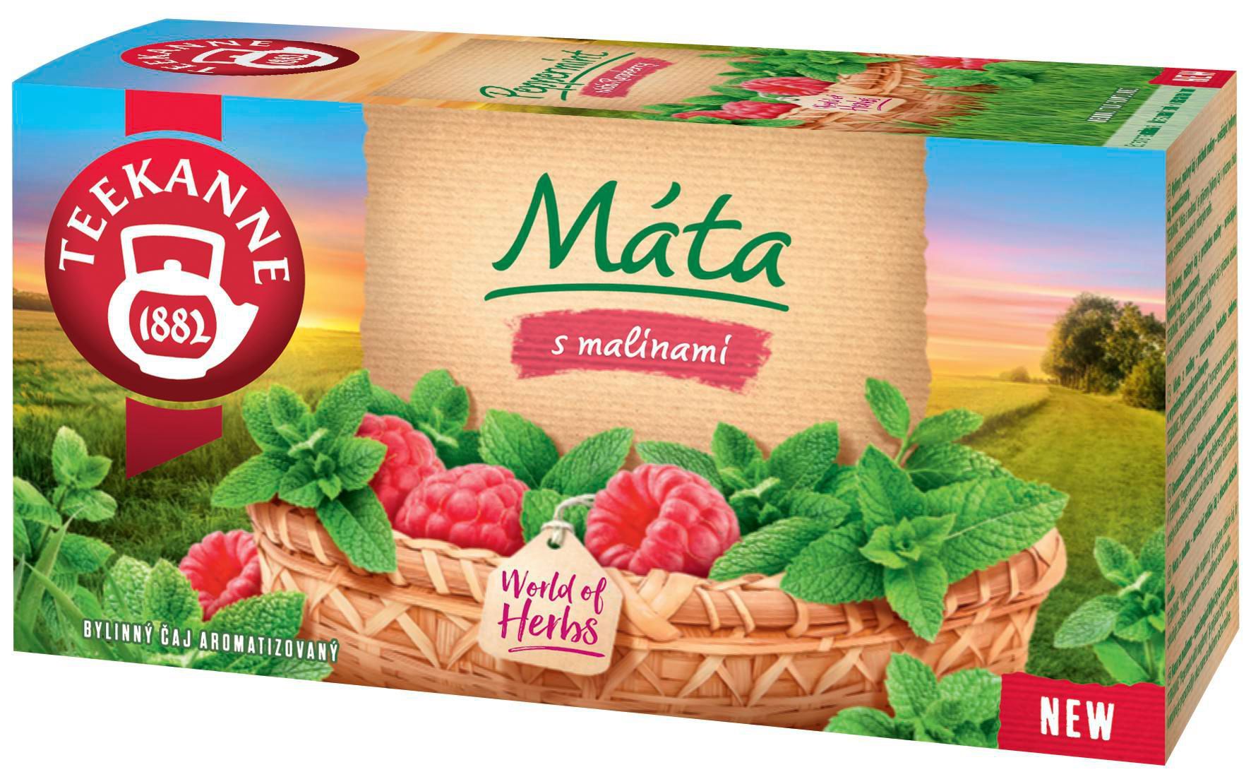 Nápoje - TEEKANNE Máta s malinami