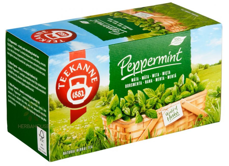 Nápoje - Teekanne Mátový čaj, Natural Herbal Tea, bylinný 20x1,5 g