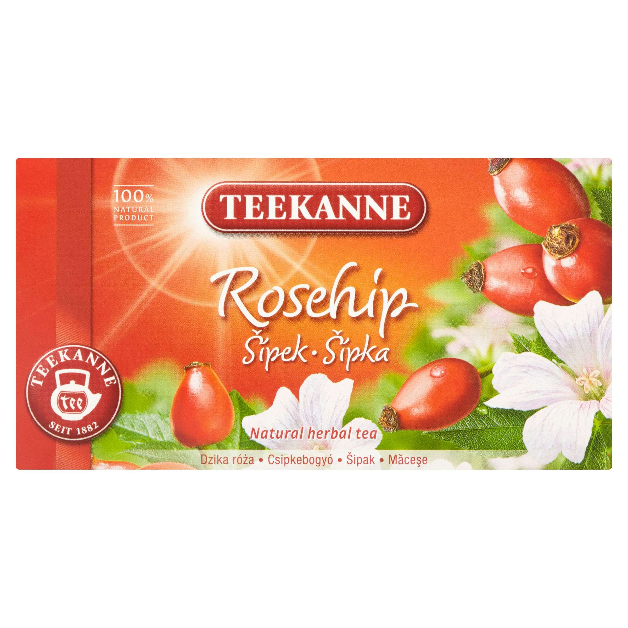 Nápoje - Teekanne Natural Herbal Tea Šípkový čaj, bylinný 20x2,7 g