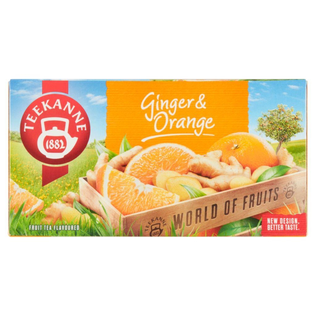 Nápoje - Teekanne Orange &ginger, World of Fruits 45 g