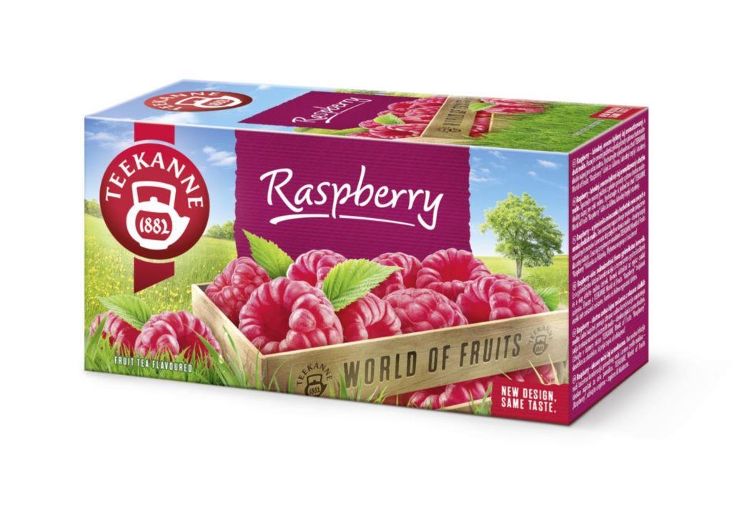 Nápoje - Teekanne Raspberry, World of Fruits 20x2,5 g
