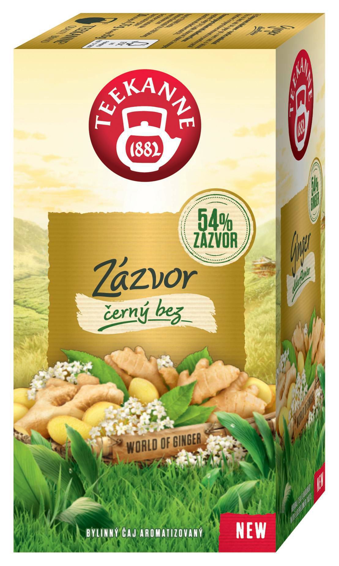 Nápoje - Teekanne World of Ginger Zázvor Černý bez
