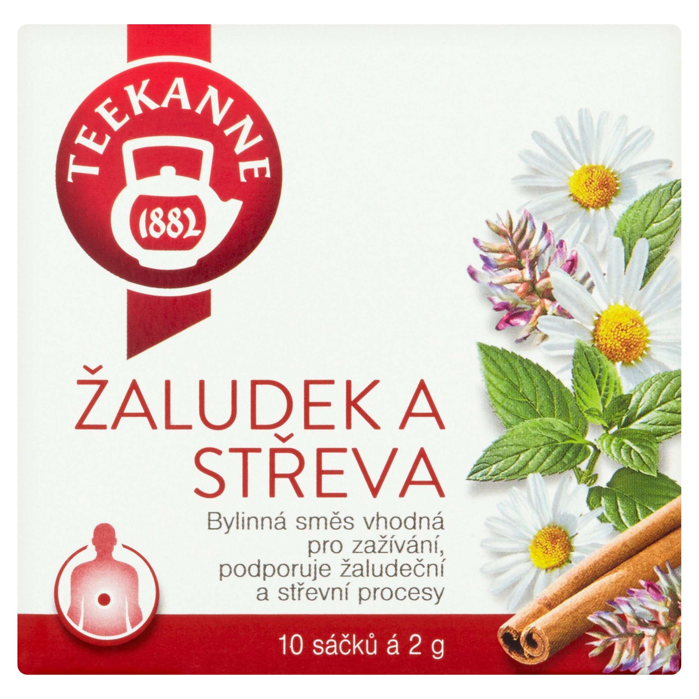 Nápoje - Teekanne Žaludek a střeva, bylinná směs 10x2 g