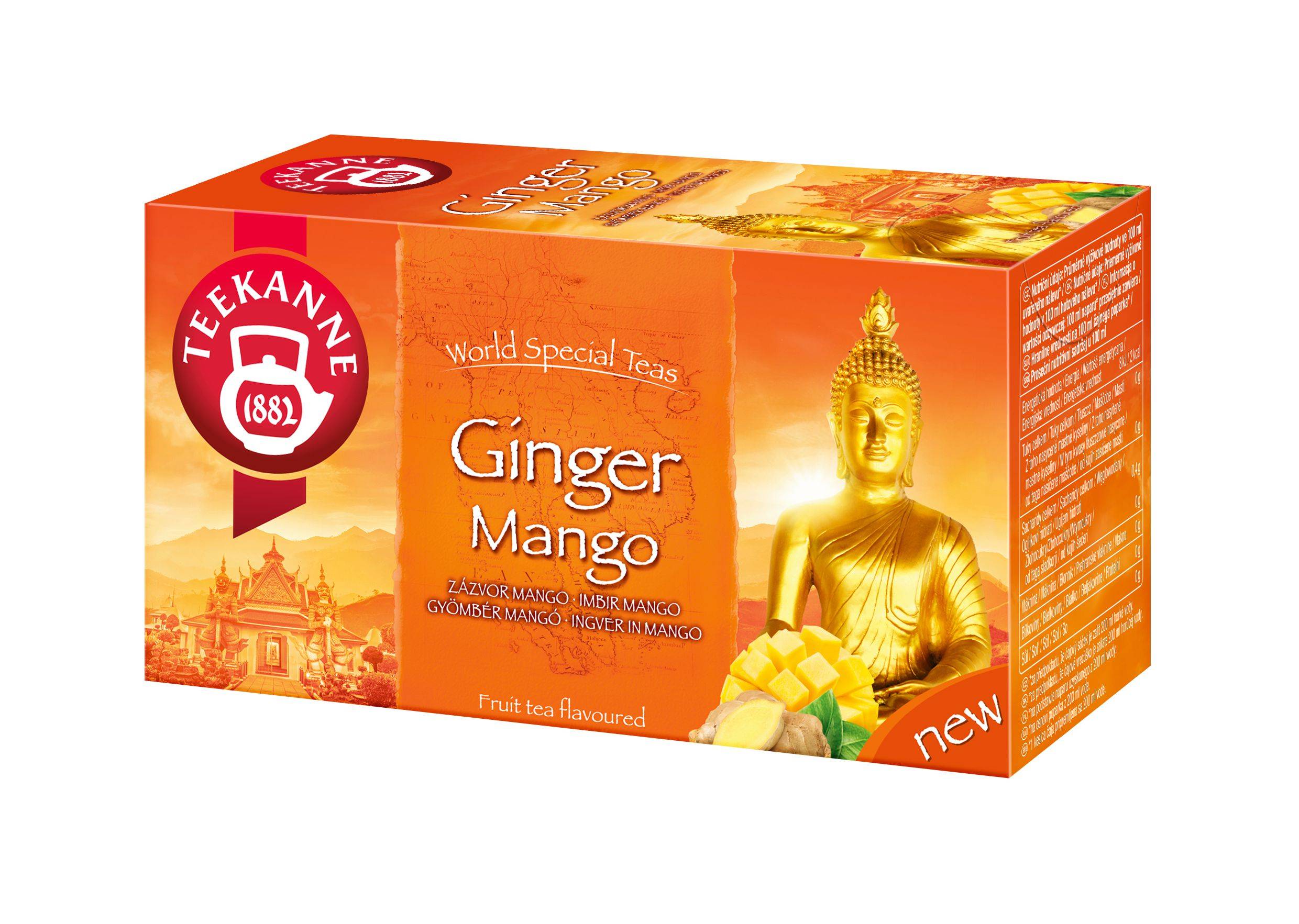 Nápoje - Teekanne Zázvor mango, World Special Teas 20 sáčků 35g