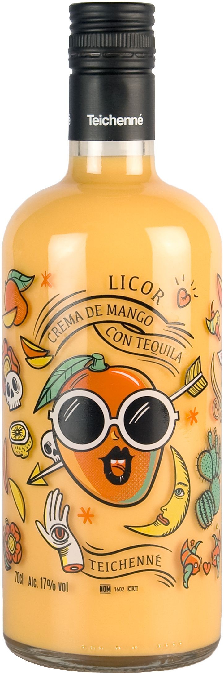Nápoje - Teichenné Mango krém s tequilou 17%, 0,7 l