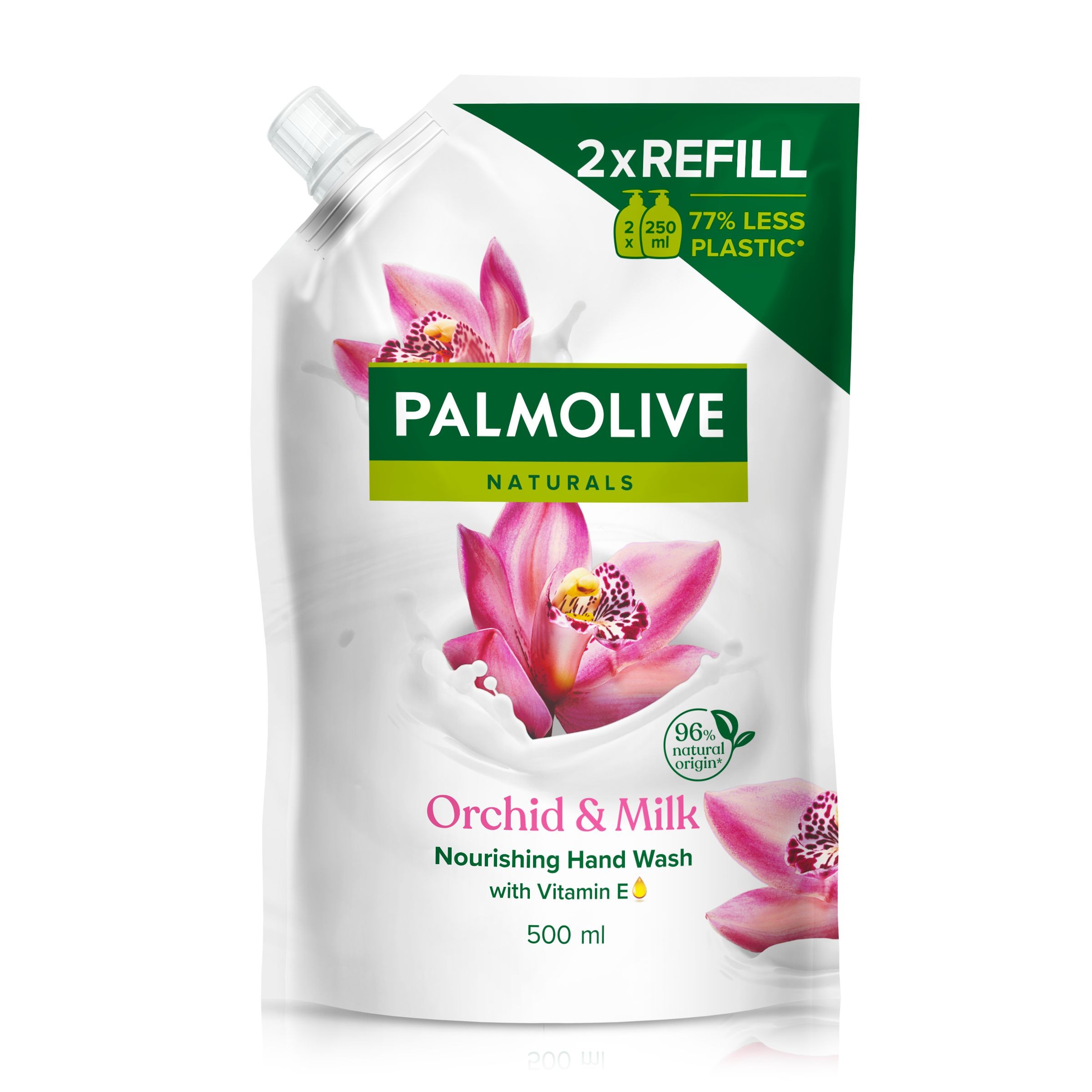 Drogerie a kosmetika - Tekuté mýdlo Palmolive Naturals Orchid náhradní náplň 500 ml