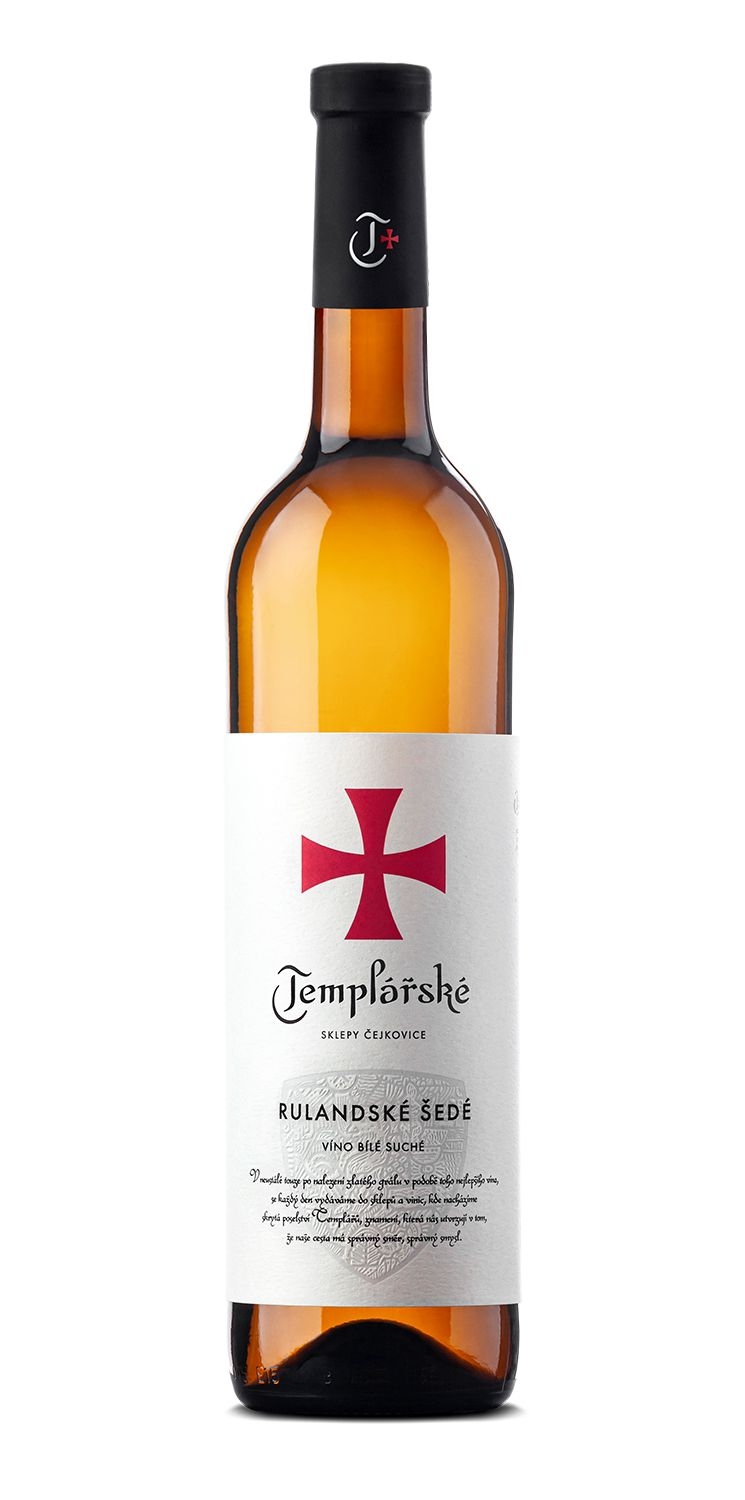 Nápoje - Templářské sklepy Čejkovice Rulandské šedé víno bílé suché 0,75 l