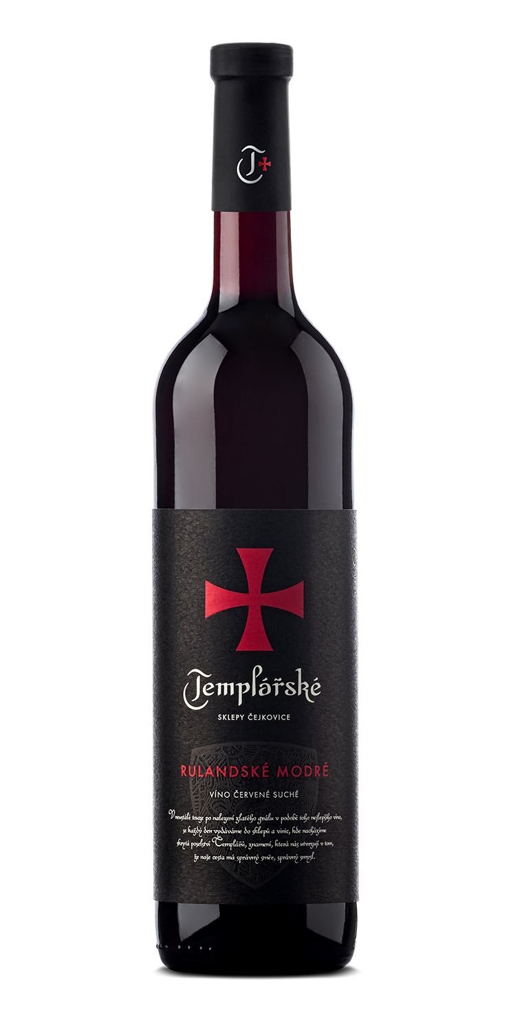 Nápoje - Templářské Sklepy Rulandské modré 750 ml