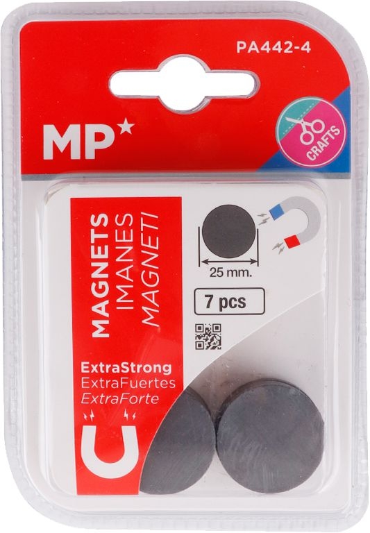 Domácnost a Zahrada - Tempus Magnet kulatý 25x3 7ks PA442-4