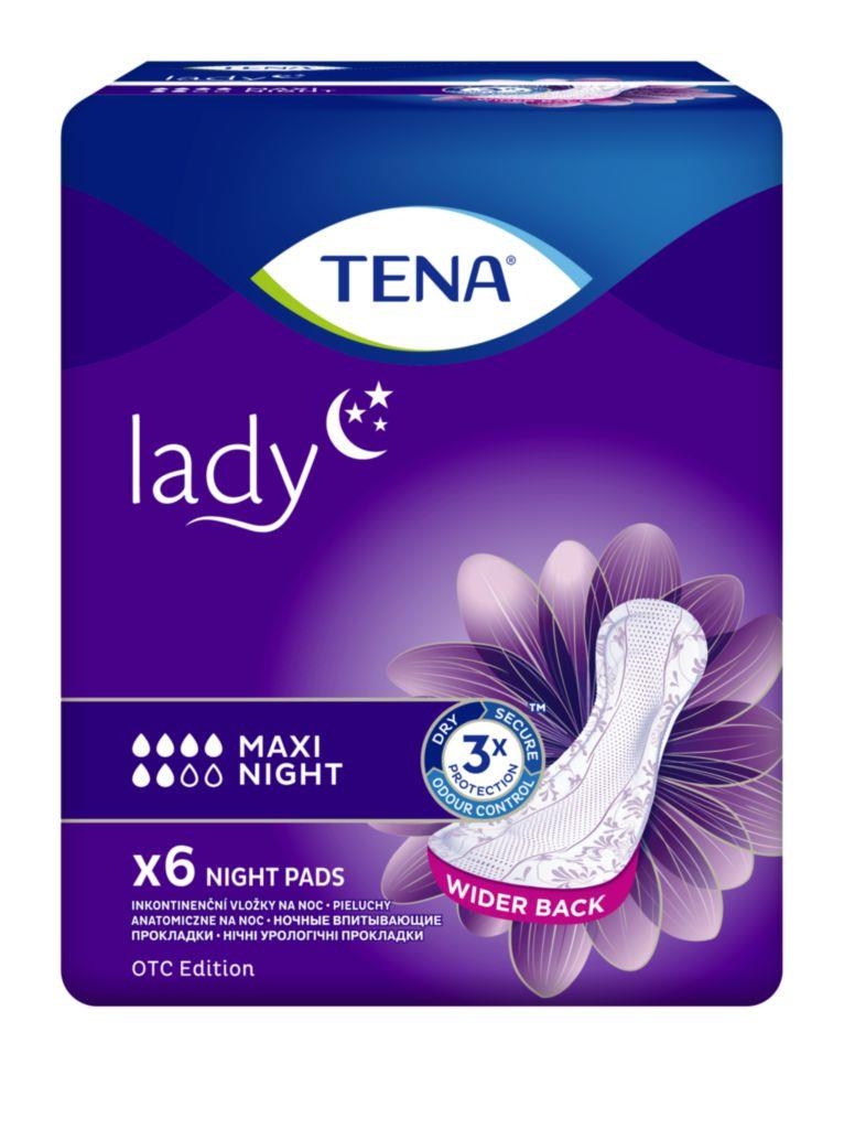 Drogerie a kosmetika - Tena Lady Maxi Night inkontinenční vložky