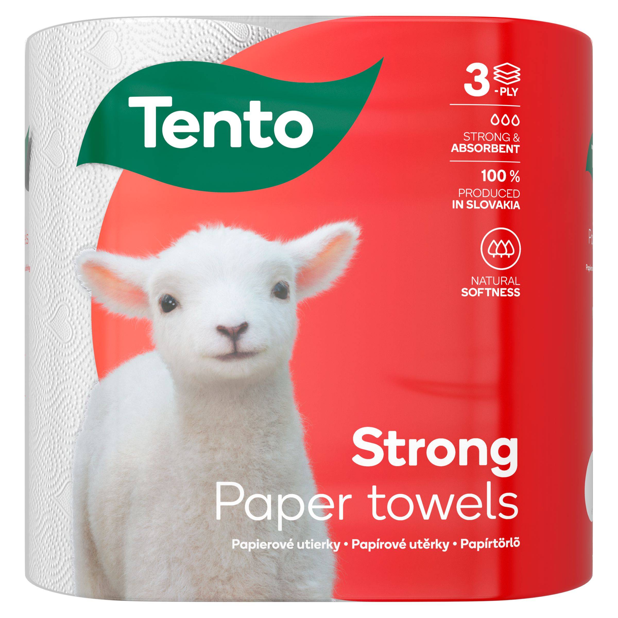 Drogerie a kosmetika - Tento Extra Strong Kuchyňské role 2ks