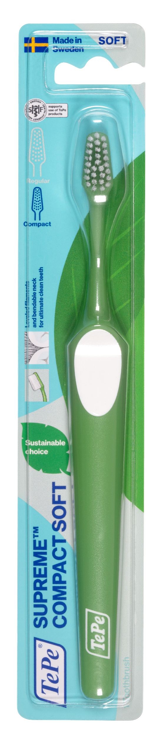 Drogerie a kosmetika - TePe Supreme Compact soft zubní kartáček