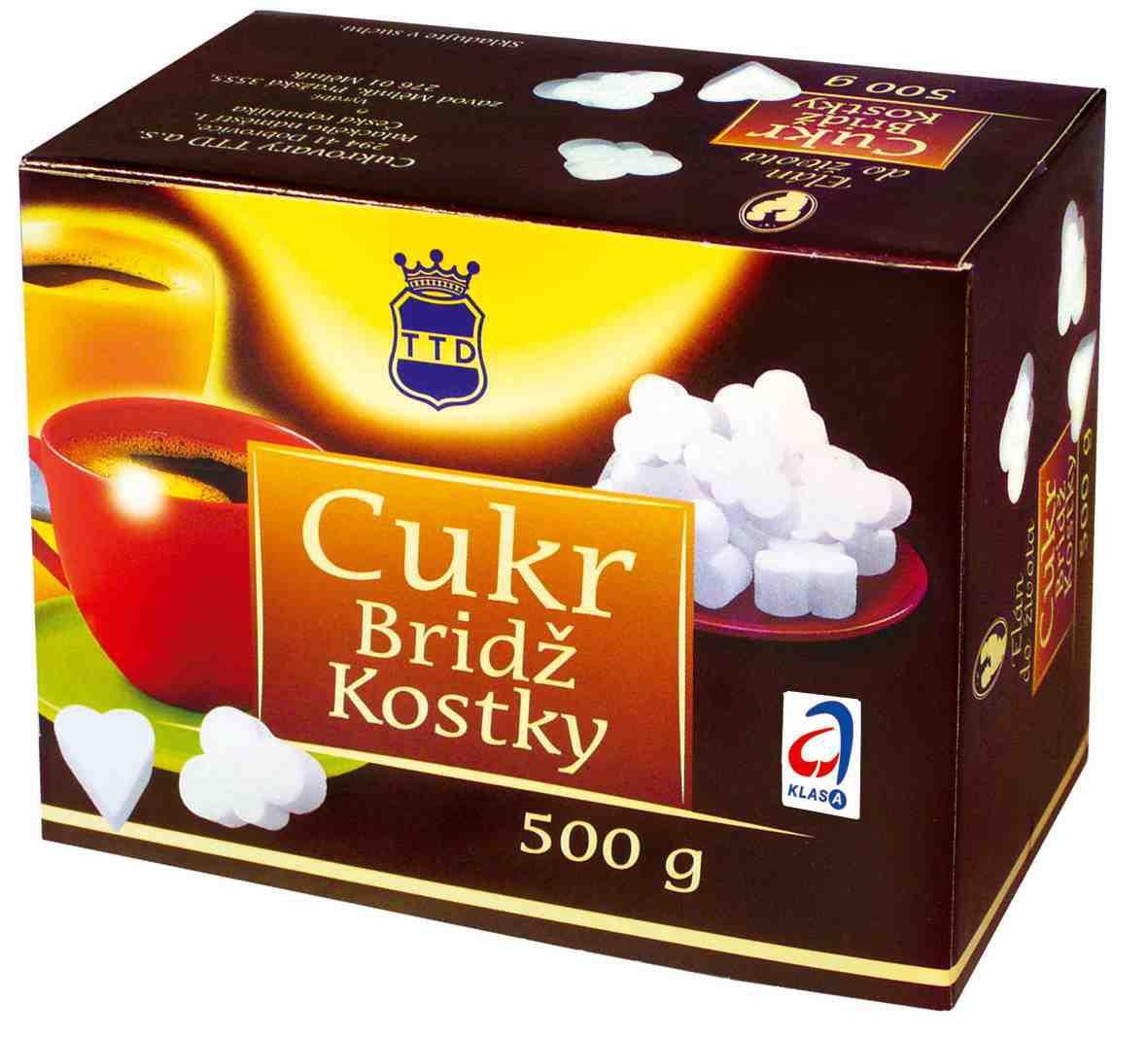 Trvanlivé potraviny - Tereos Cukr bridž kostky 500 g