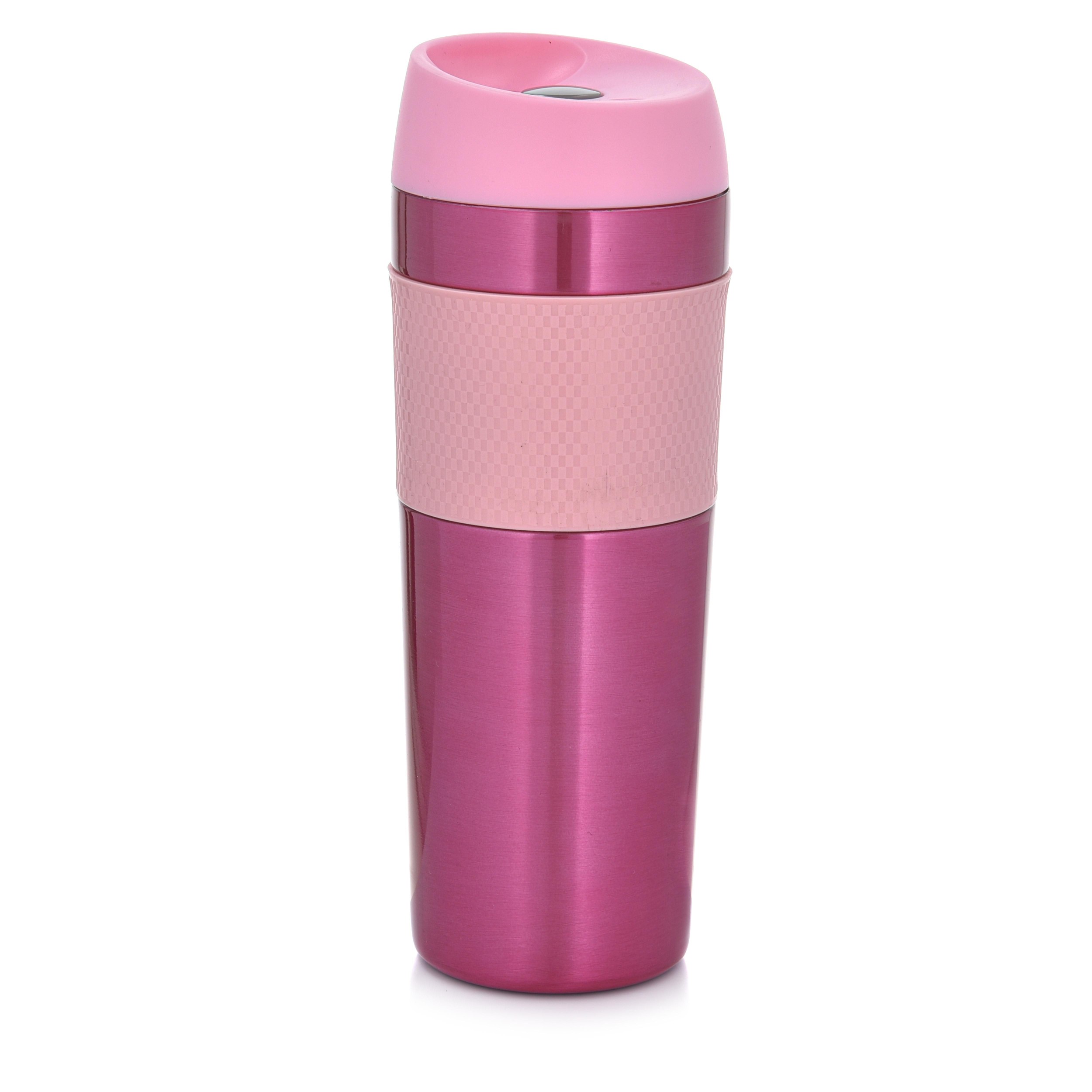 Domácnost a Zahrada - Termohrnek 450 ml METALIC růžová