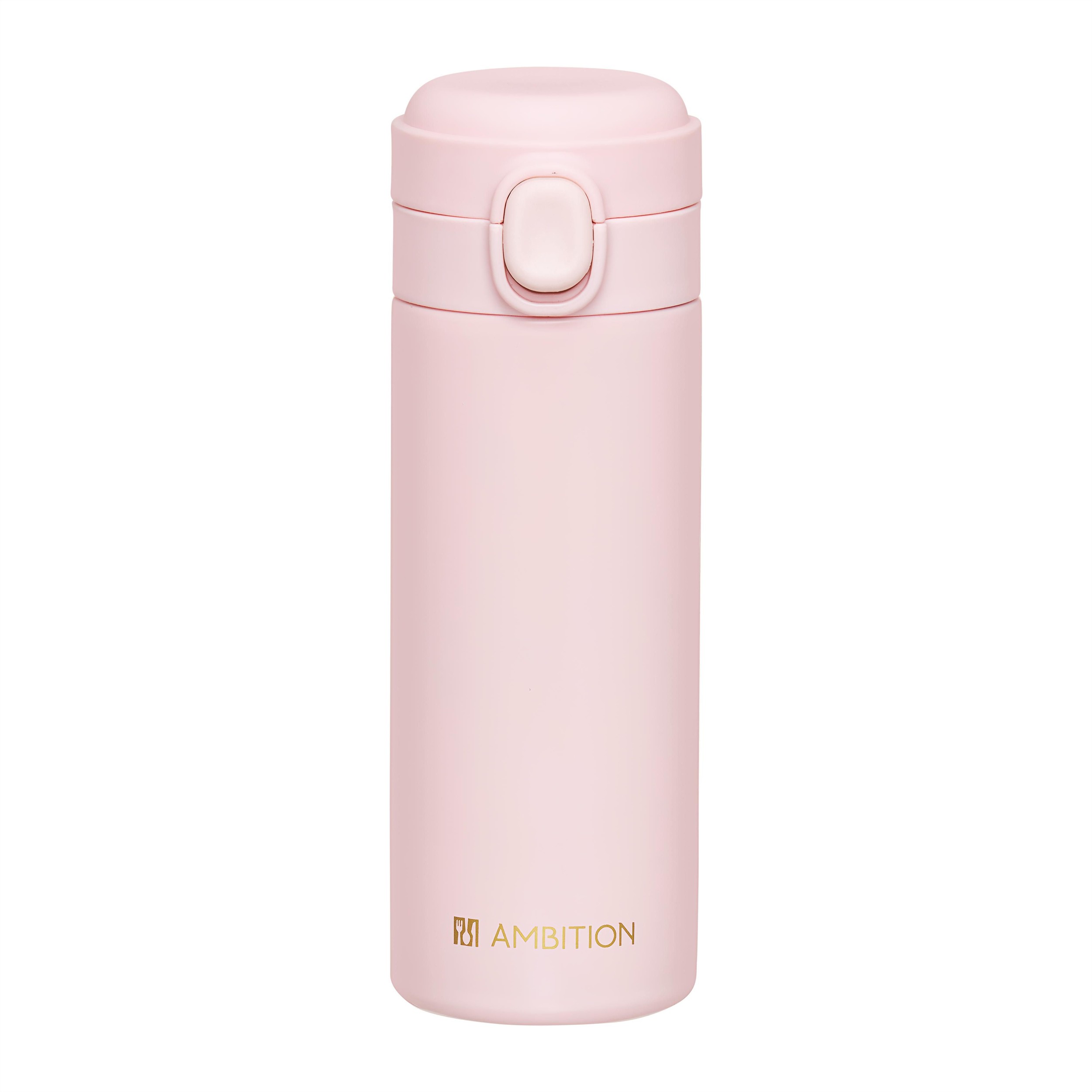 Domácnost a Zahrada - Termohrnek s pojistkou 350 ml růžový ALICE